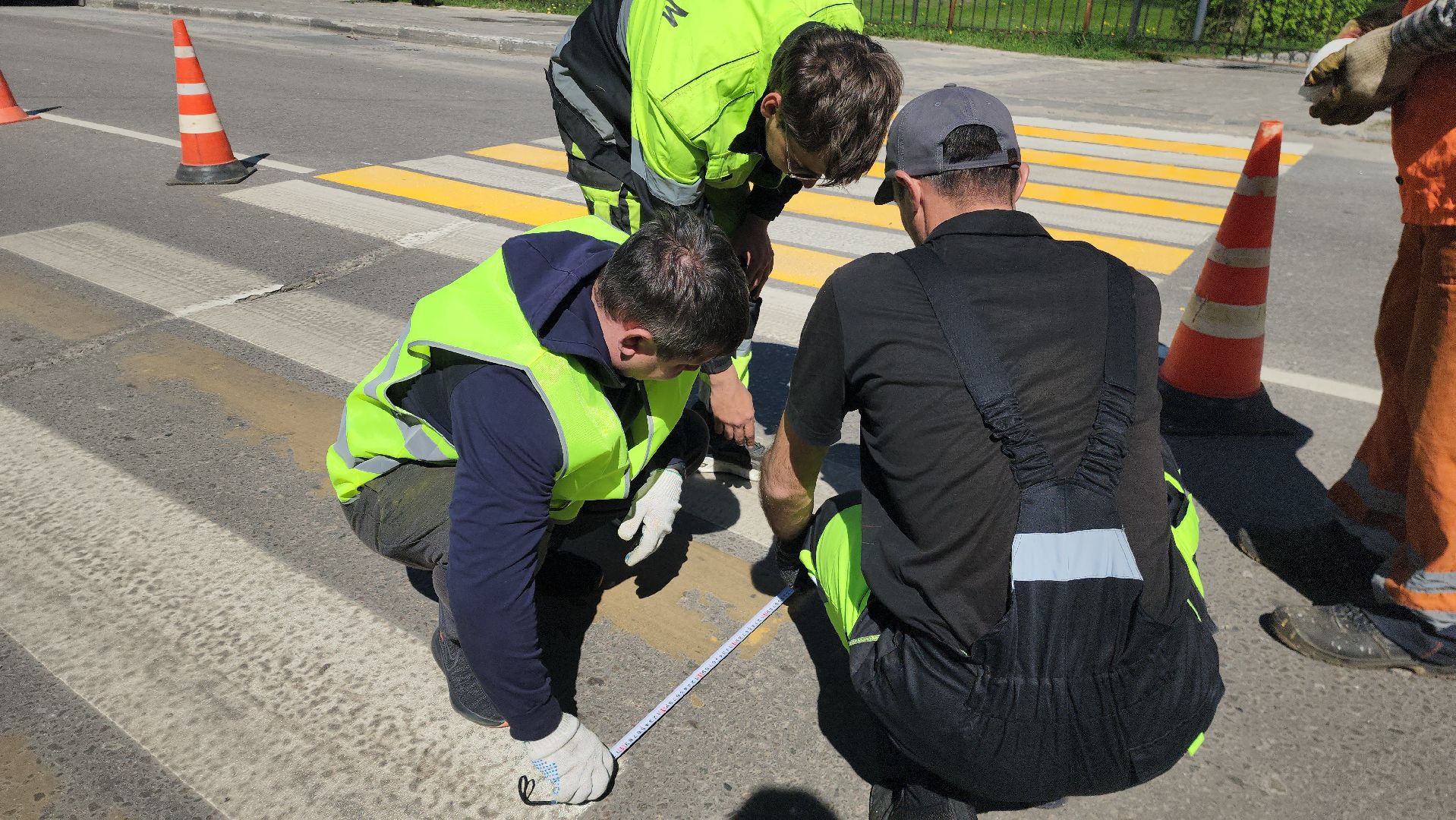 нацпроект, шатура, ремонт дорог, обновление разметки,