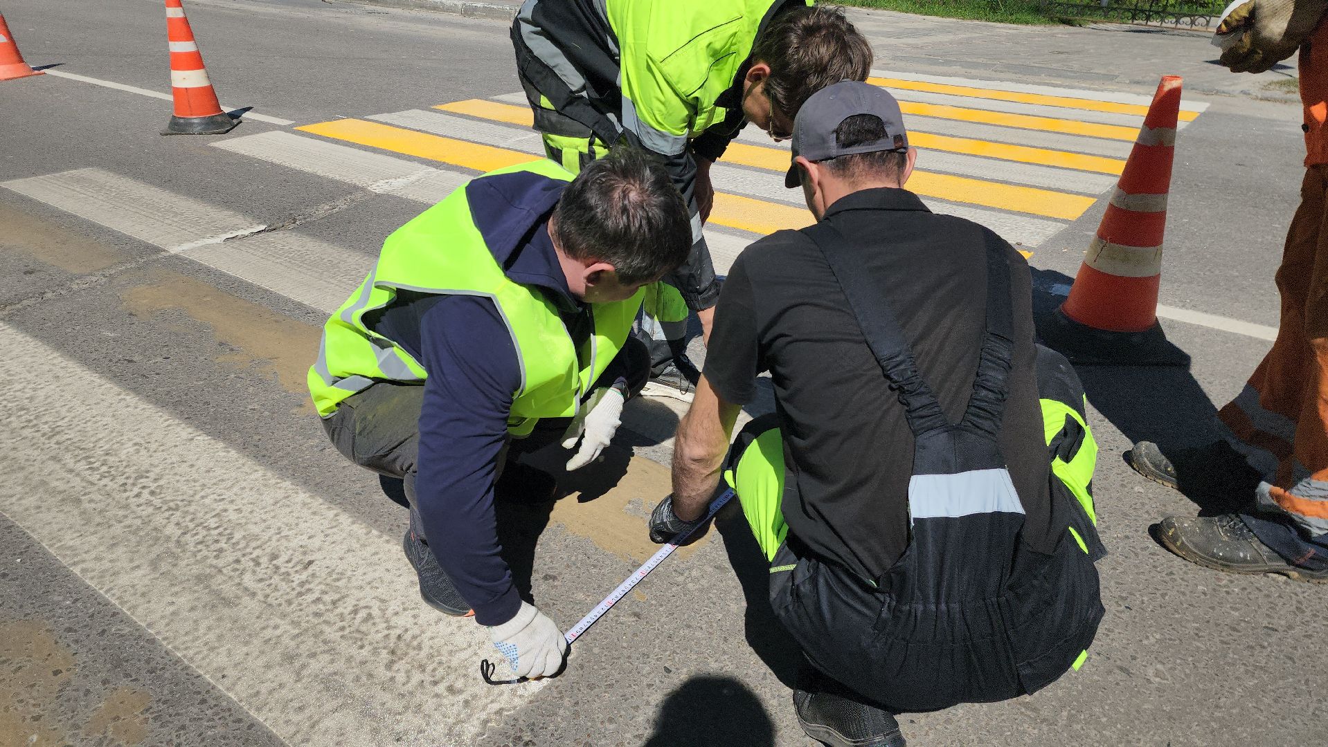 нацпроект, шатура, ремонт дорог, обновление разметки,