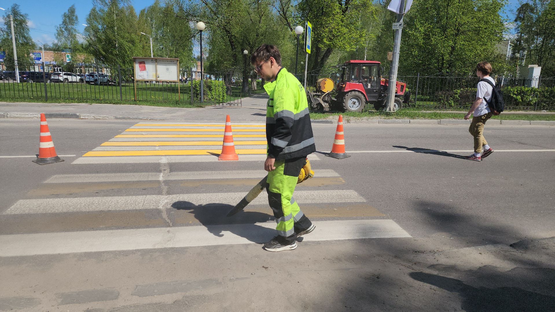 нацпроект, шатура, ремонт дорог, обновление разметки,