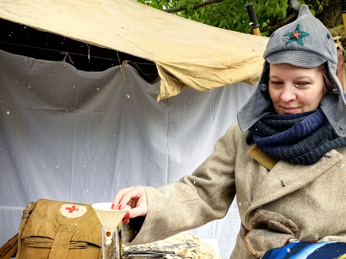 парк, день победы, оружие военных времн, полевая кухня,