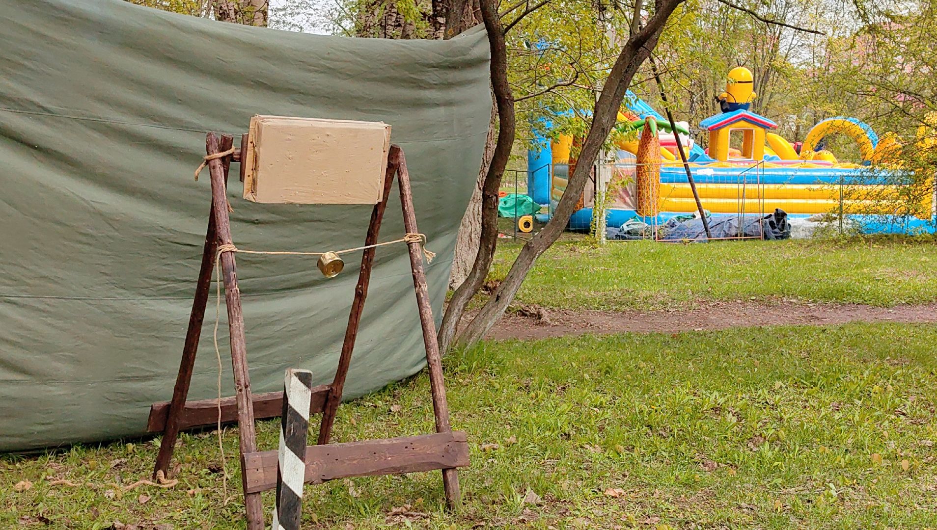 парк, день победы, оружие военных времн, полевая кухня,