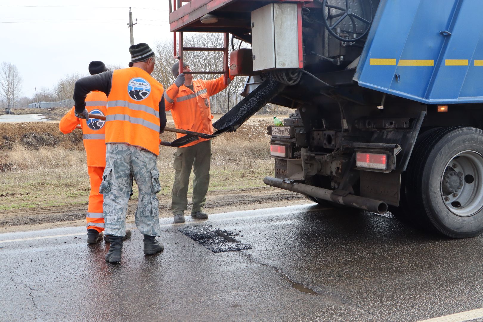 ямочный ремонт, Серебряные Пруды, безопасные дороги, ямы на дорогах,