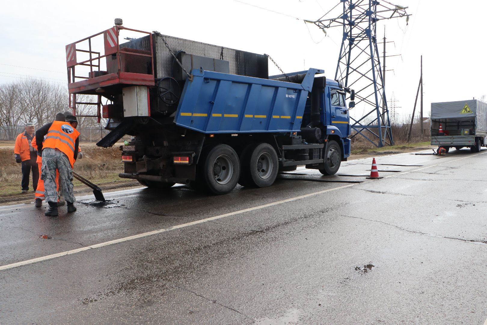 ямочный ремонт, Серебряные Пруды, безопасные дороги, ямы на дорогах,