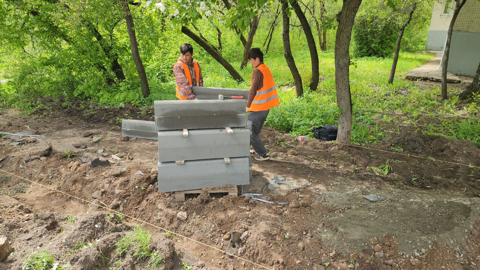 красногорск, ремонт дорог, тротуар,