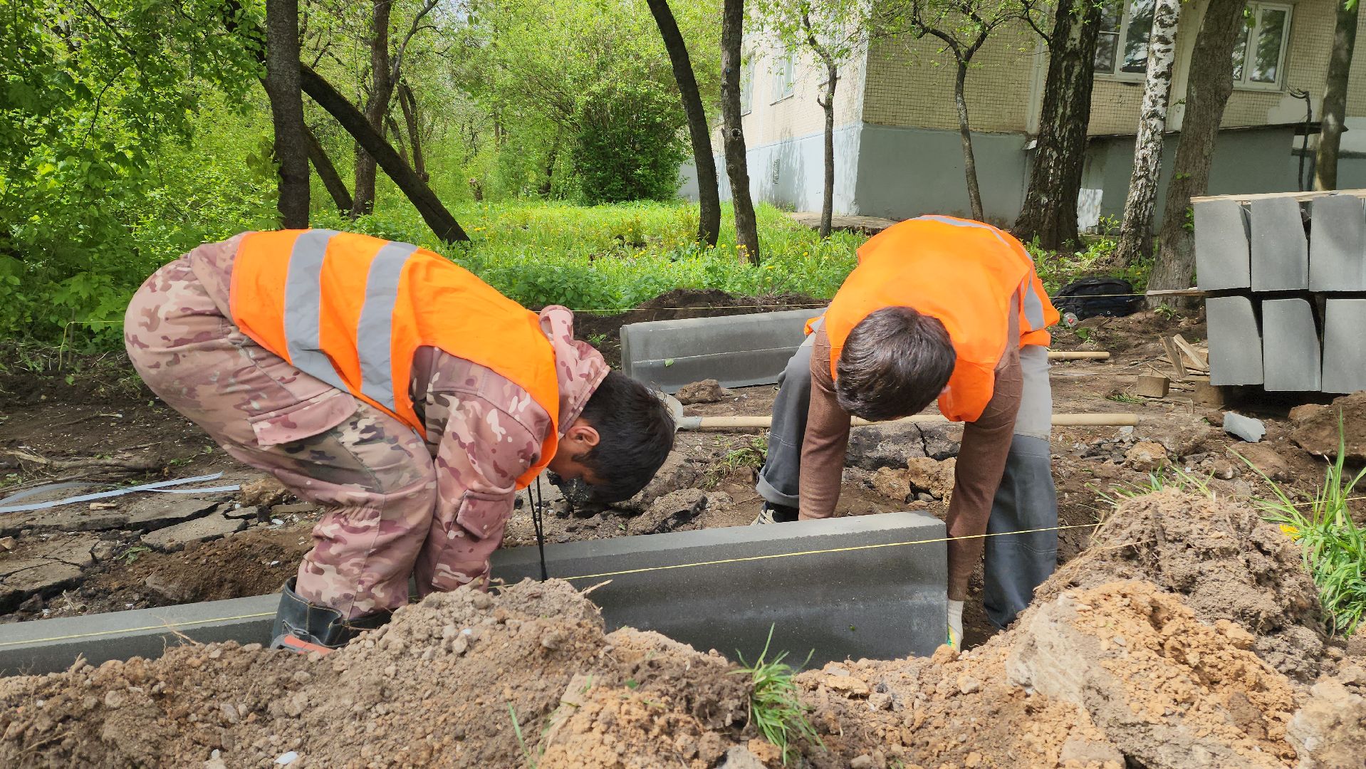 красногорск, ремонт дорог, тротуар,