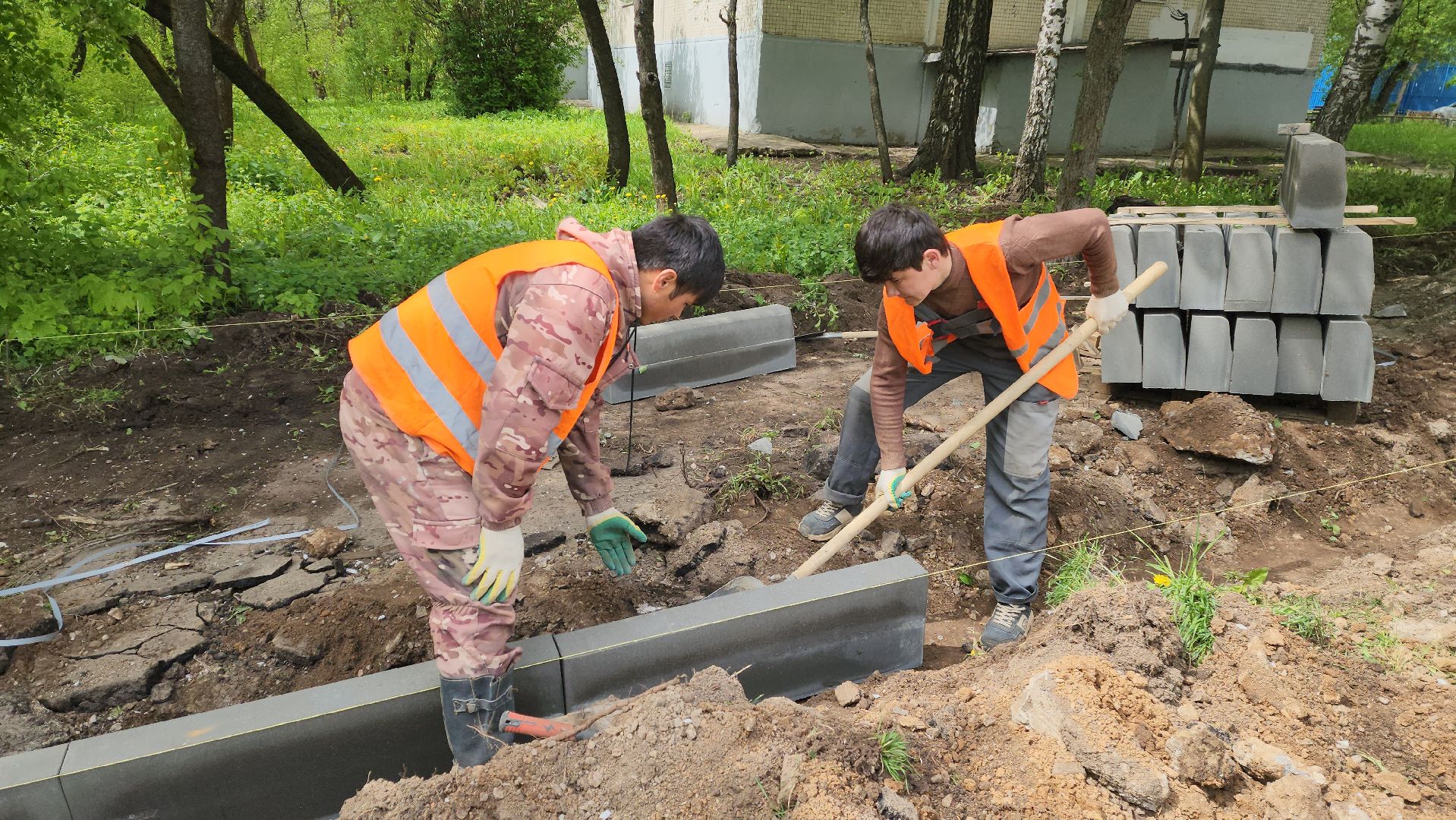 красногорск, ремонт дорог, тротуар,