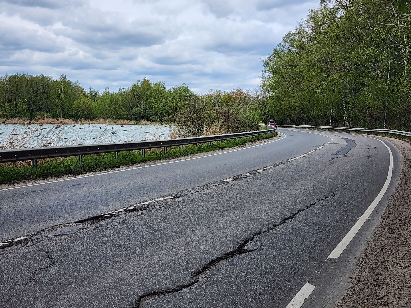 ремонт дорог, национальный проект Безопасные качественные дороги, ремонт дорожного полотна, Бисерово, Богородский городской округ,