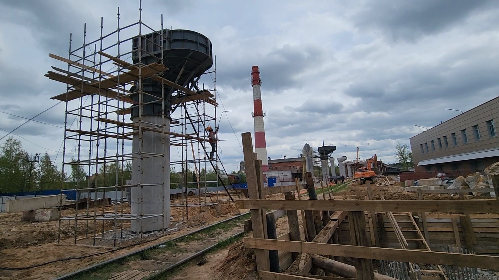 одинцово, малые вяземы, дорога, путепровод, асфальт, строительство,