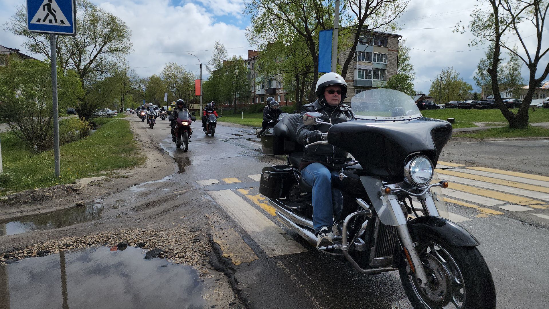 шатура, мотопробег, мотоклуб дорожный капитан, мотосообщество, 9 мая, день победы, открытие мотосезона,