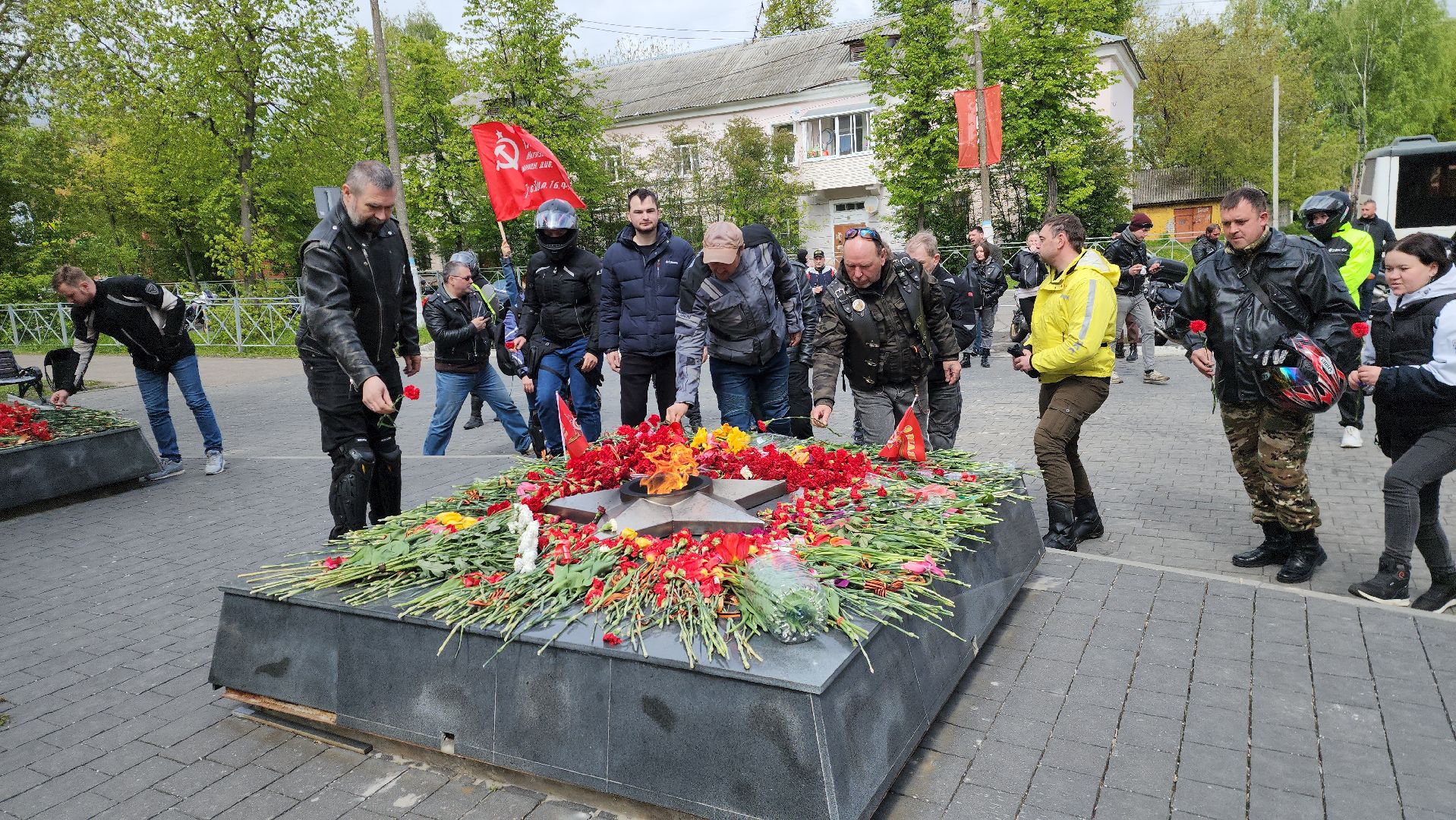 шатура, мотопробег, мотоклуб дорожный капитан, мотосообщество, 9 мая, день победы, открытие мотосезона,