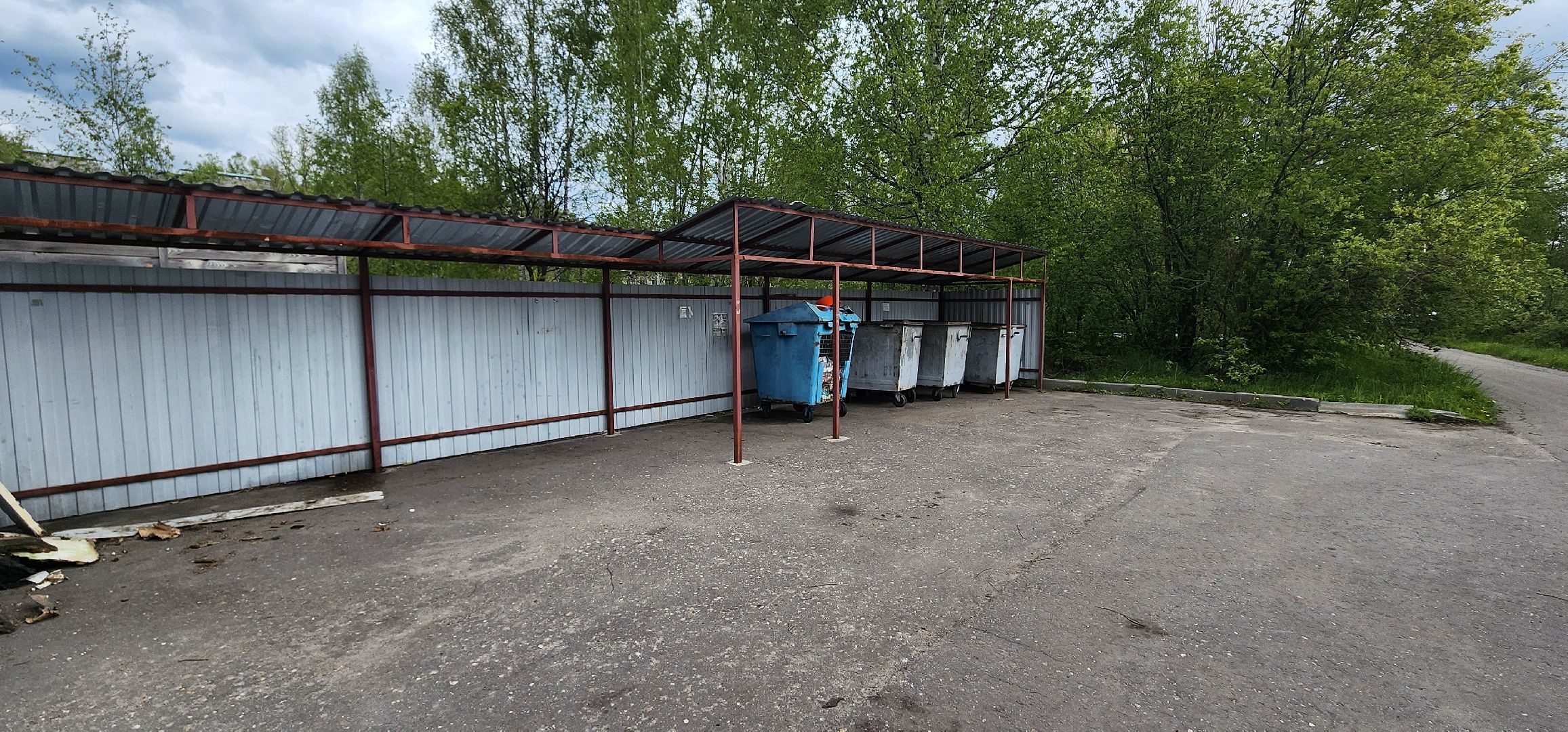 контейнерная площадка, благоустройство, Пустоши, Большая Шатура, черустинский сектор,