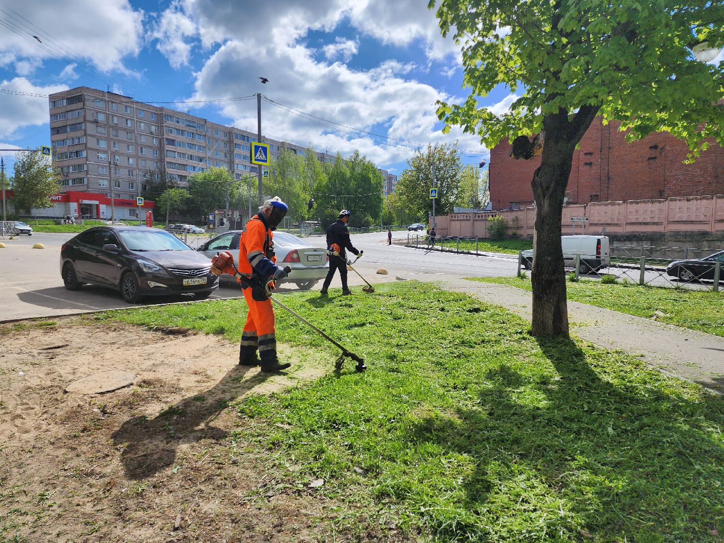 серпухов, подмосковье, благоустройство, покос травы,