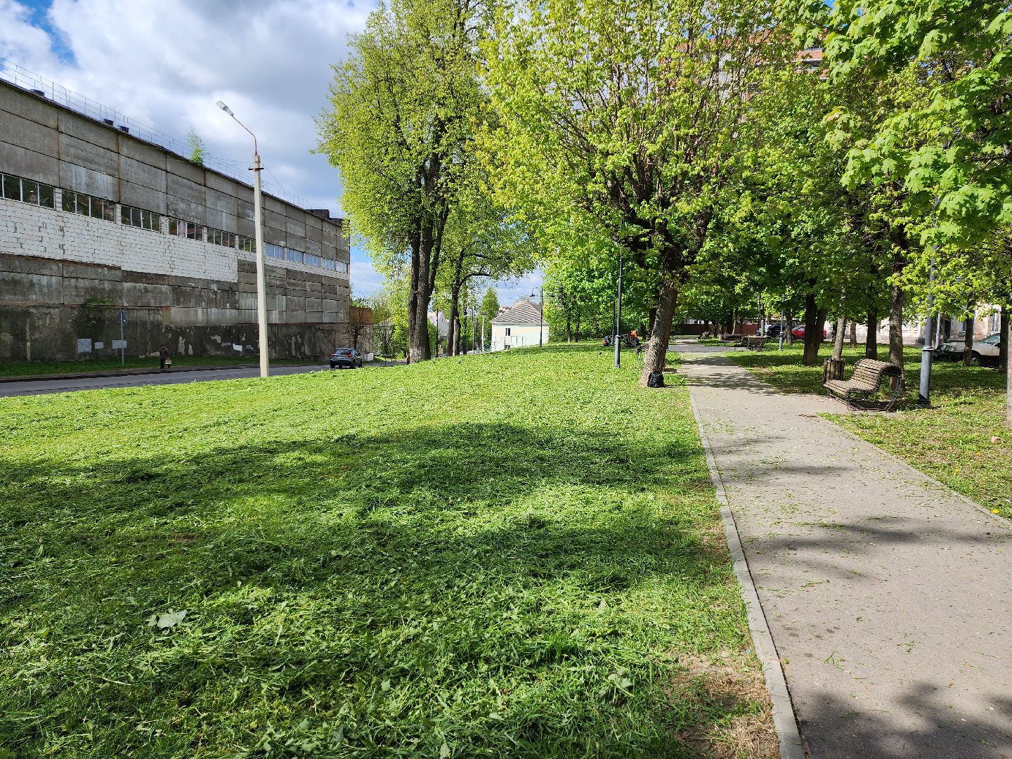 серпухов, подмосковье, благоустройство, покос травы,