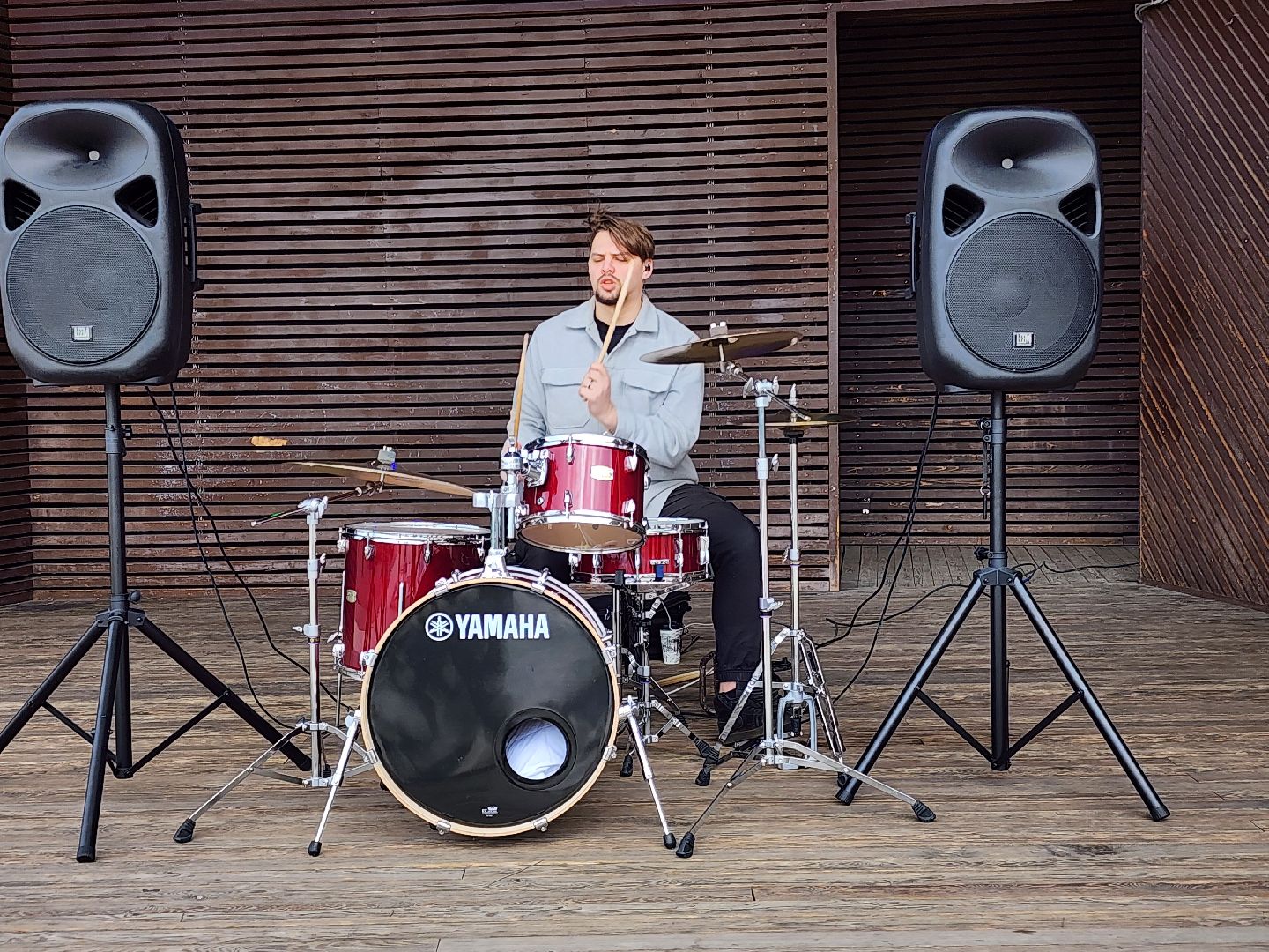 Концерт барабанов, парки подмосковья, орехово зуево,