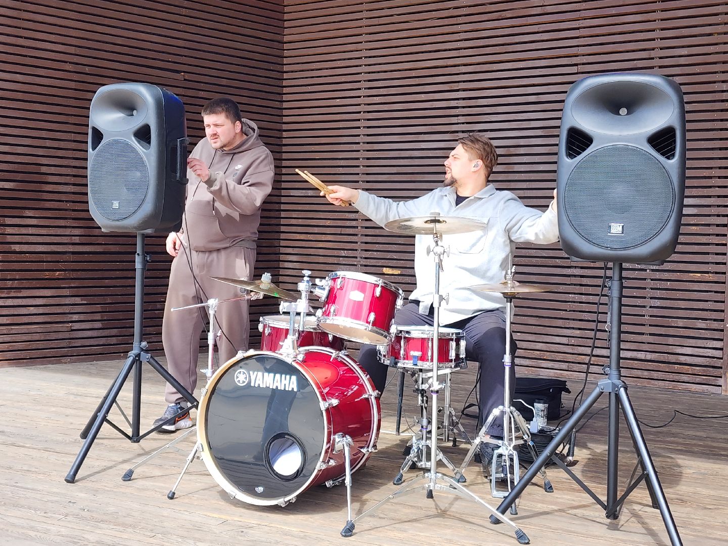 Концерт барабанов, парки подмосковья, орехово зуево,