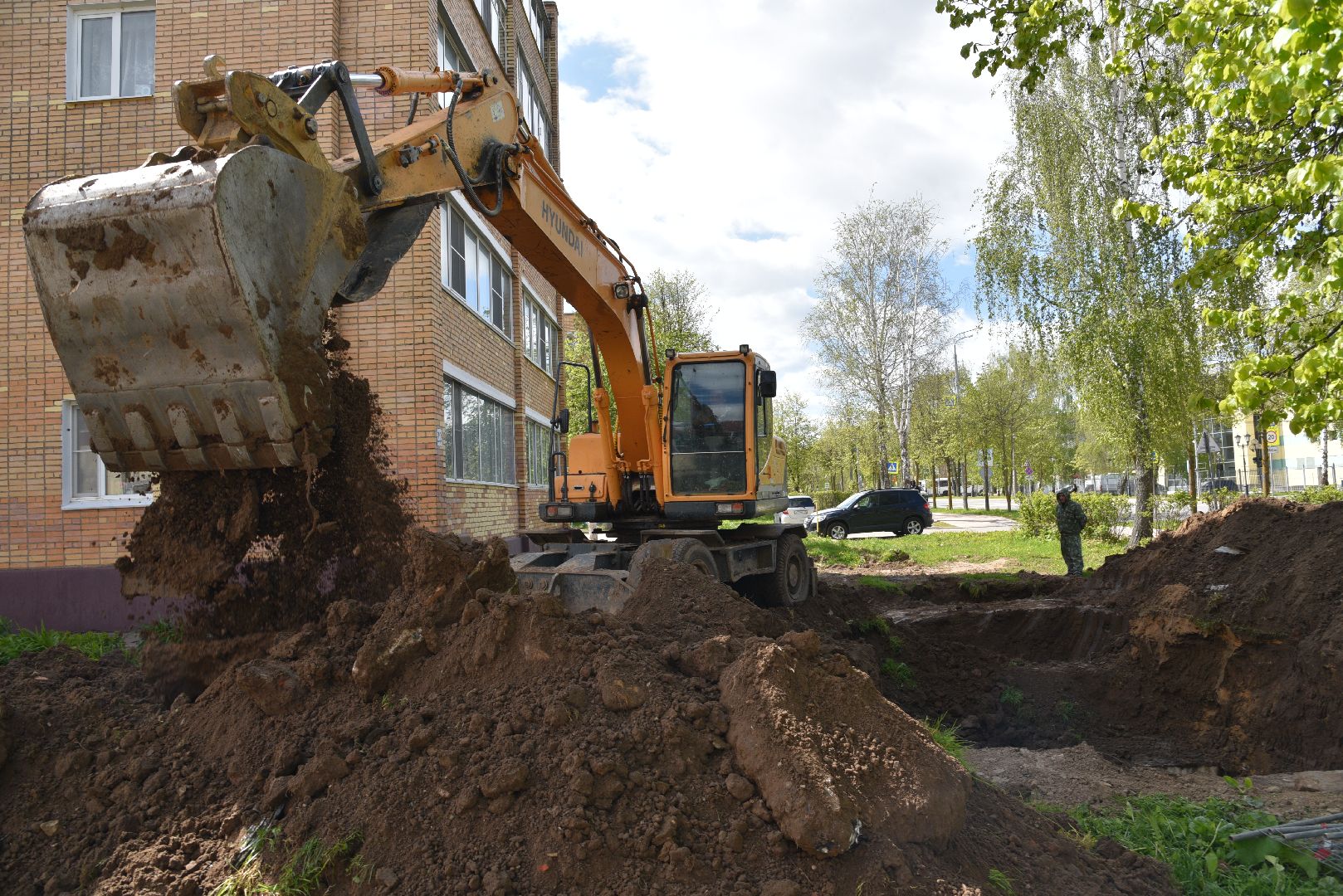 лотошино, лотошинское жкх, благоустройство, теплотрасса,