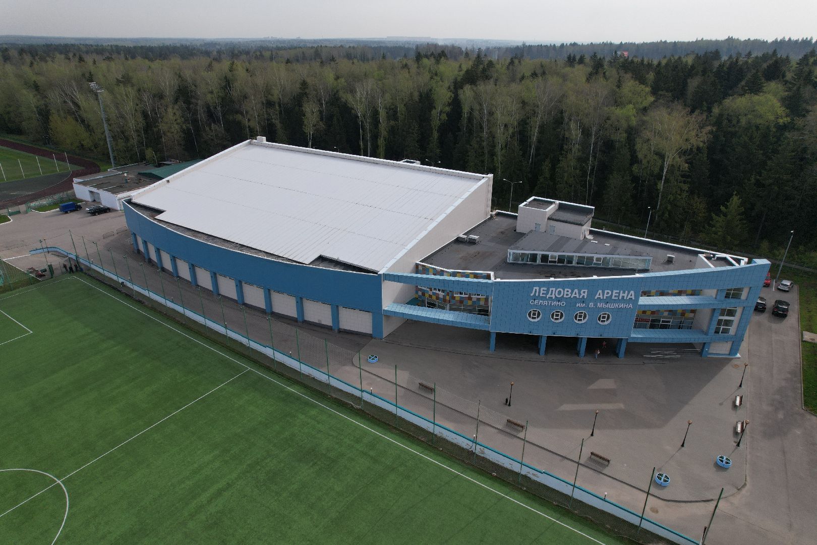 видео с коптера, стадион, спорт,