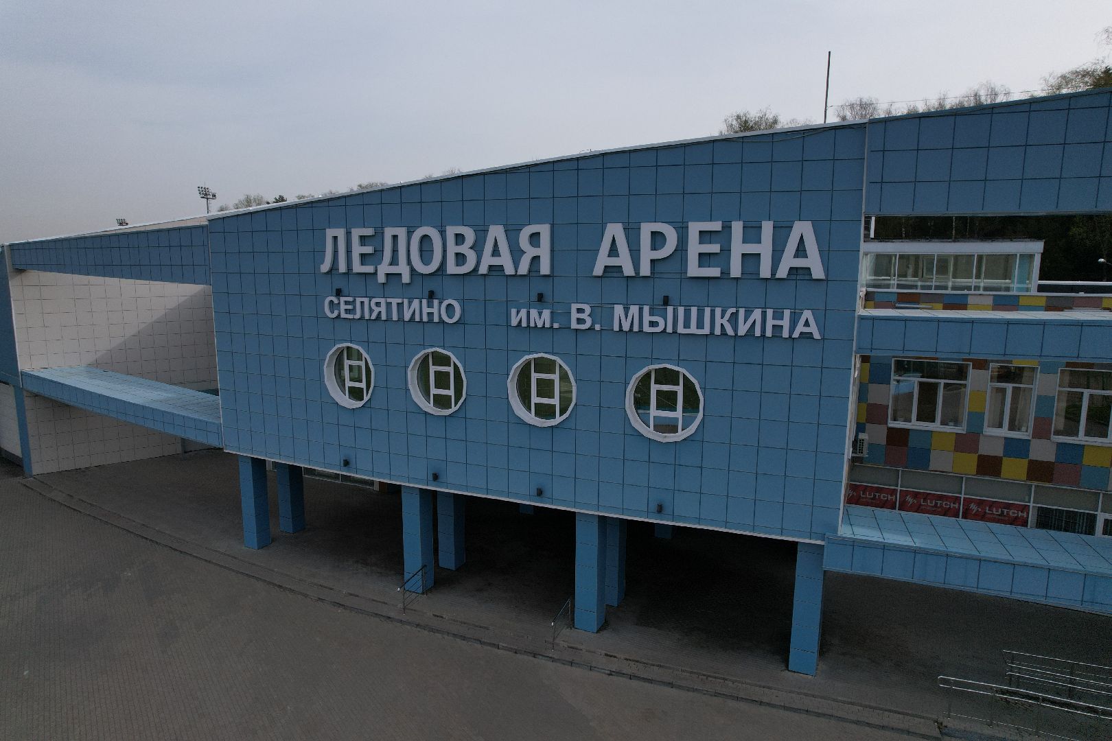 видео с коптера, стадион, спорт,