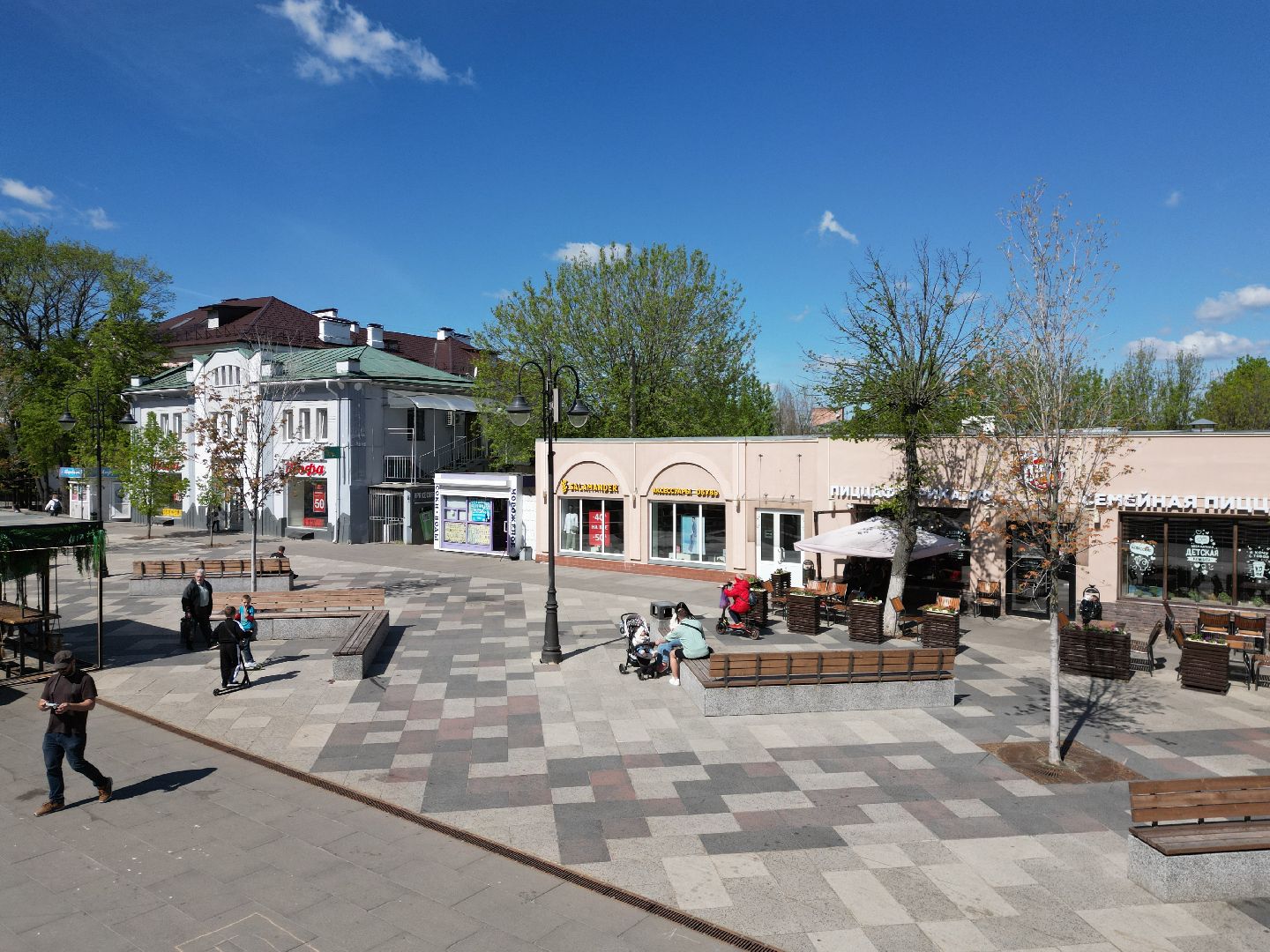 видео с коптера, фонтан, ногинск,