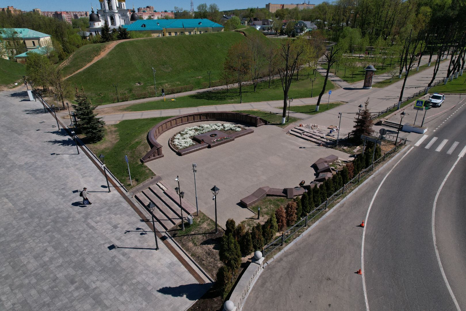 видео с коптера, советская, площадь, дмитров,