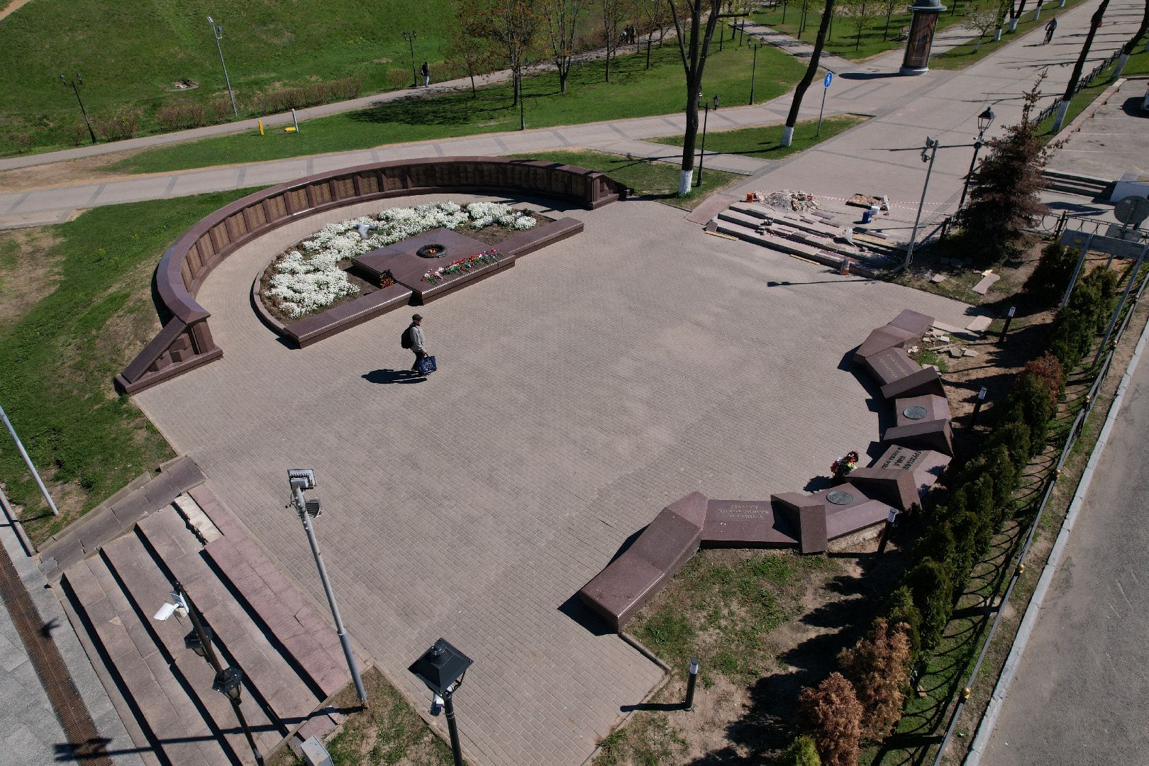 видео с коптера, советская, площадь, дмитров,