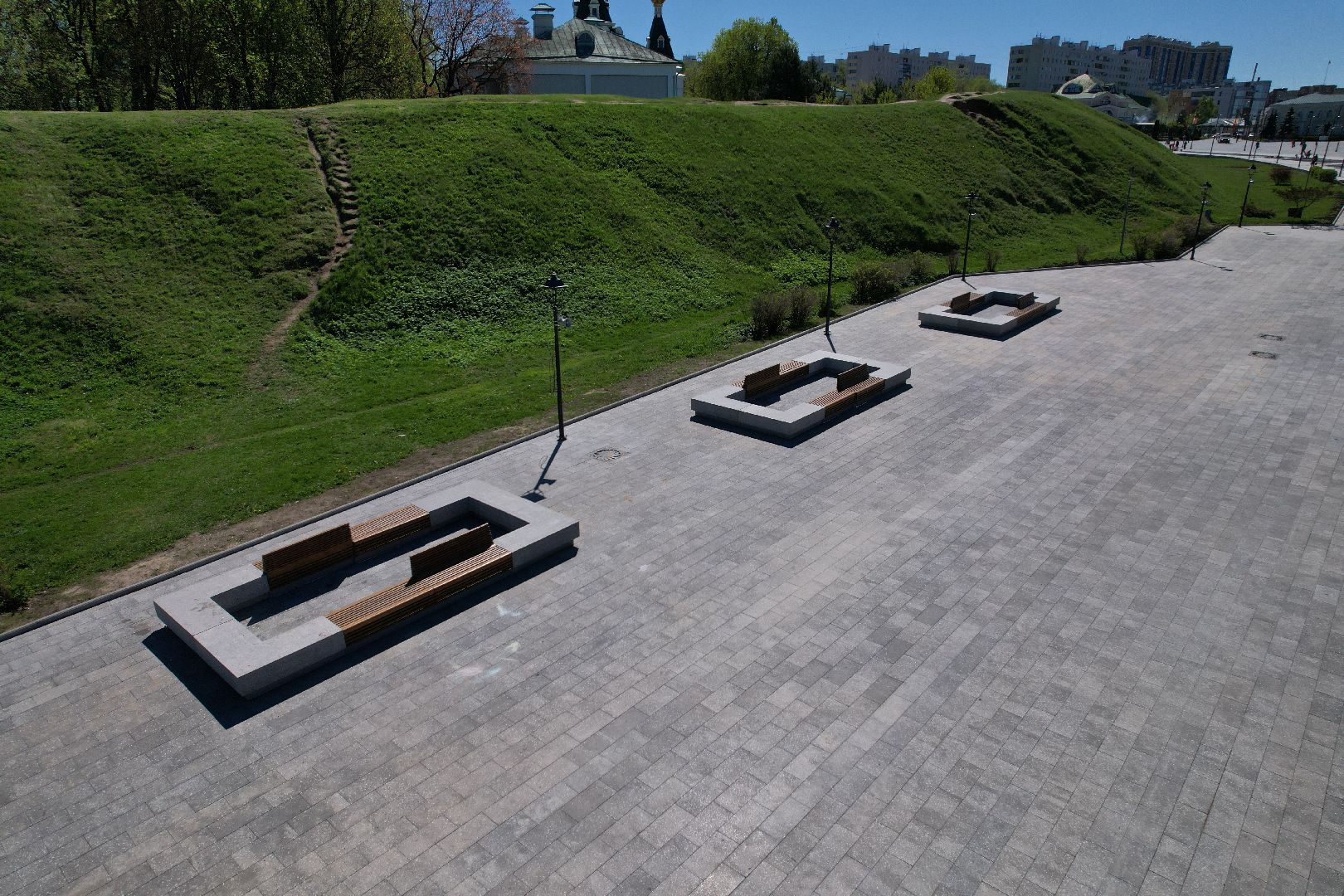 видео с коптера, советская, площадь, дмитров,