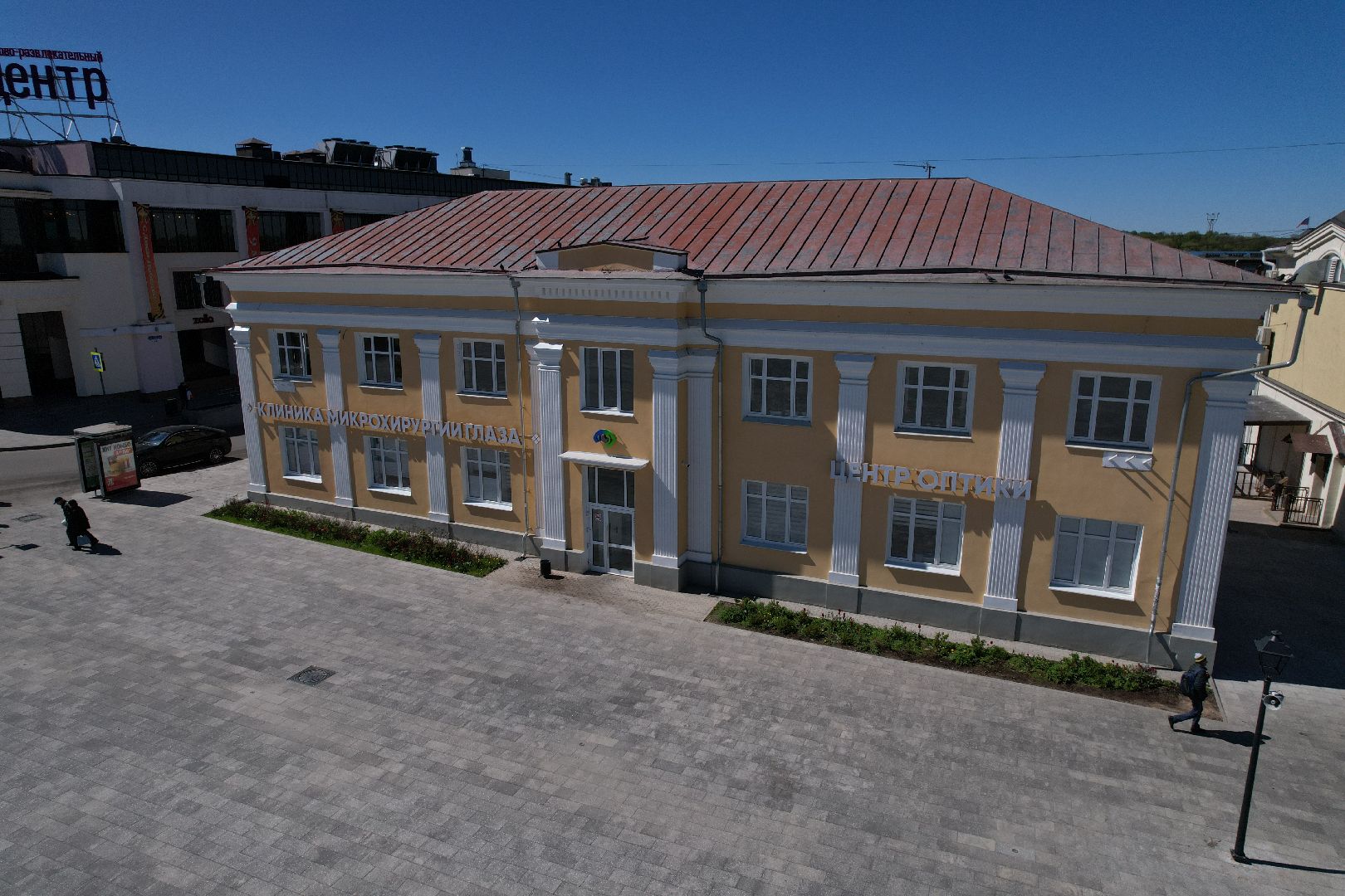 видео с коптера, советская, площадь, дмитров,