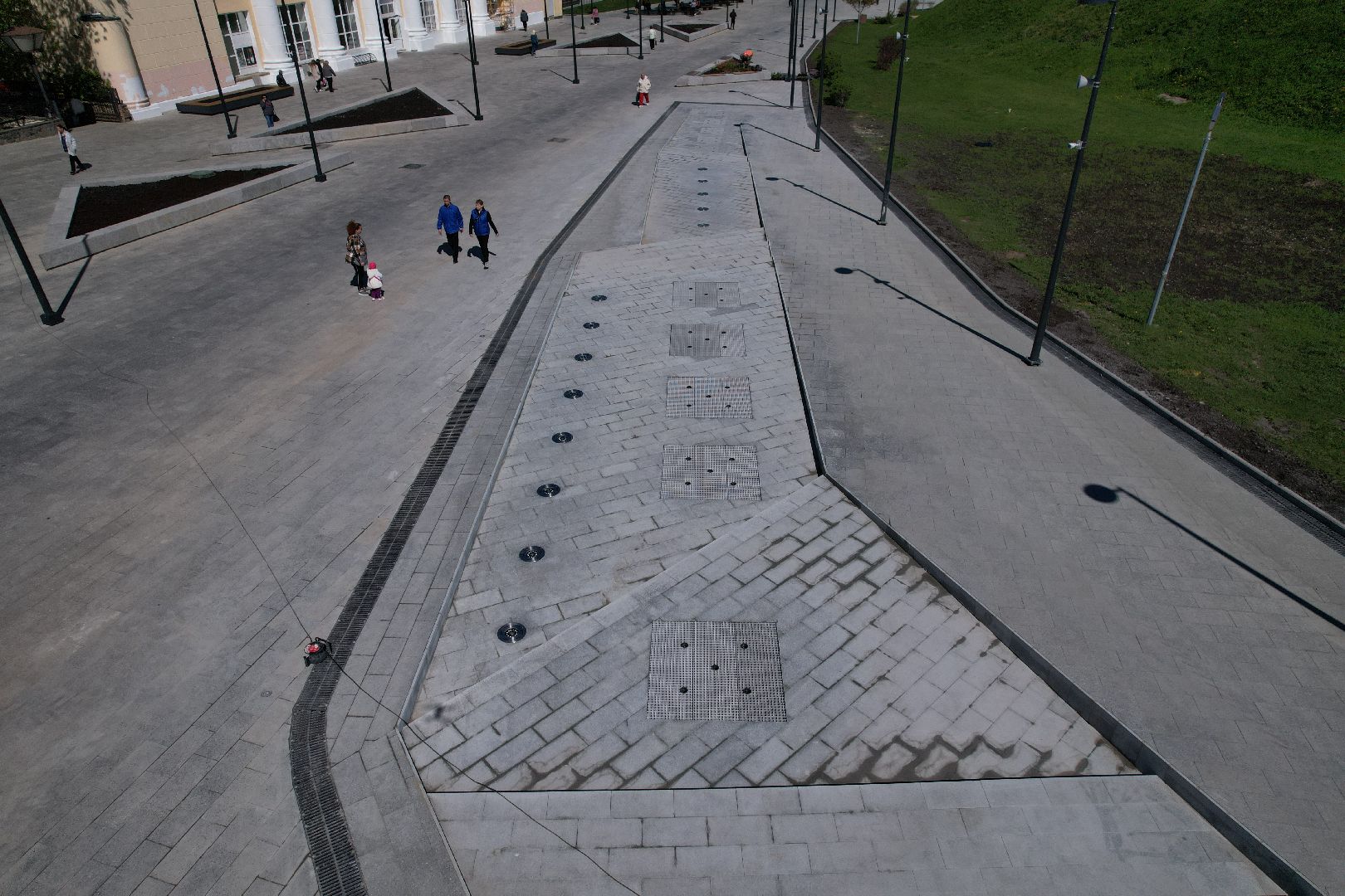 видео с коптера, советская, площадь, дмитров,