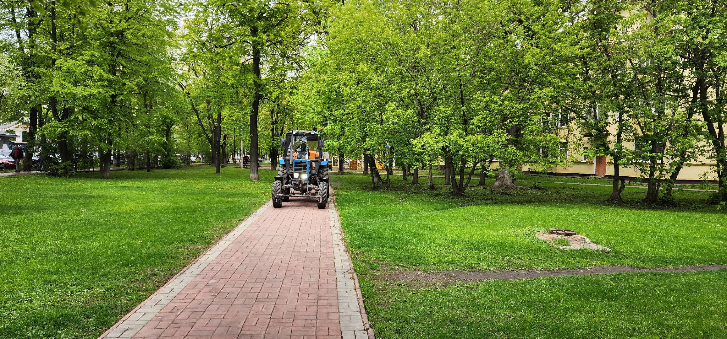 раменское, жкх и благоустройство, уборка на улице Воровского,