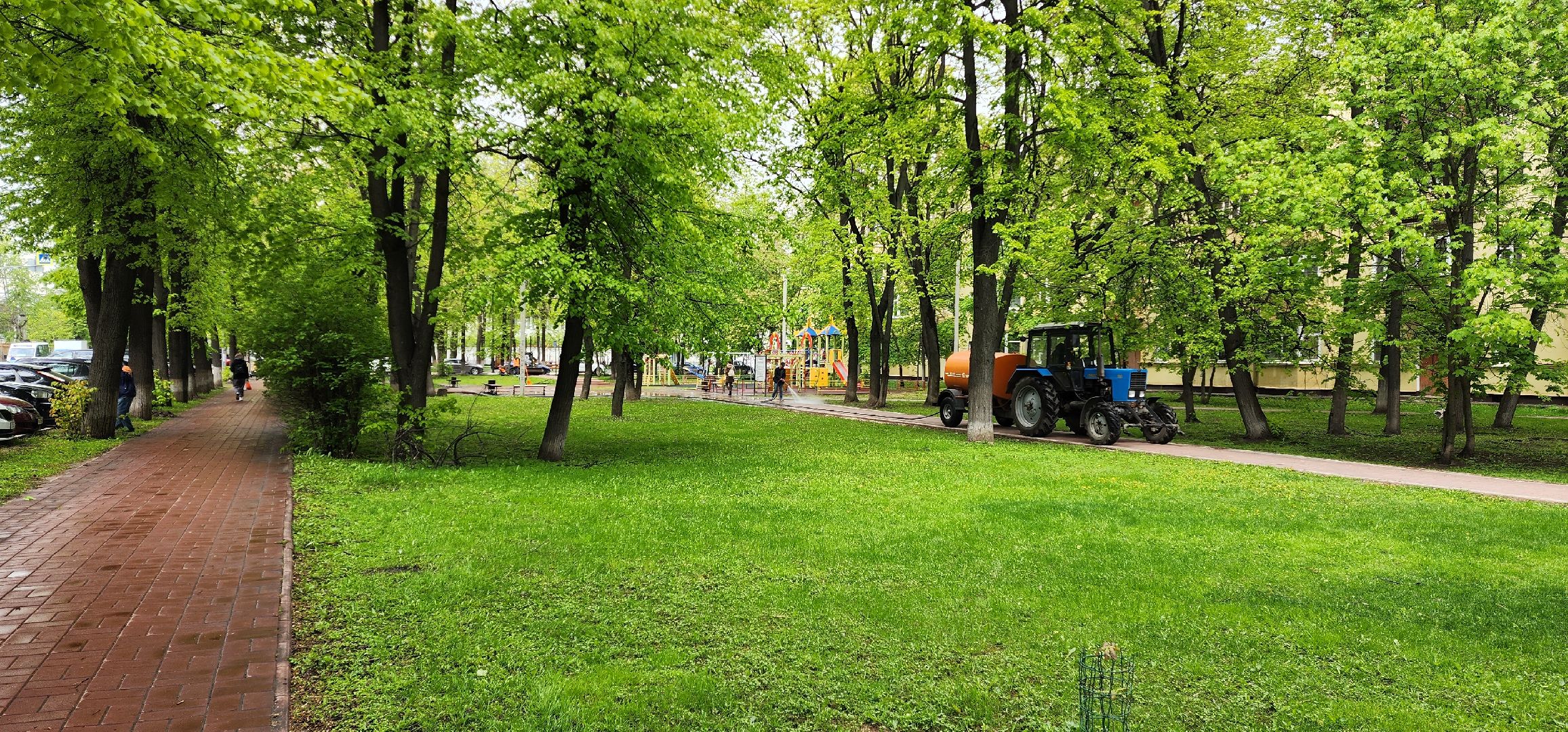 раменское, жкх и благоустройство, уборка на улице Воровского,