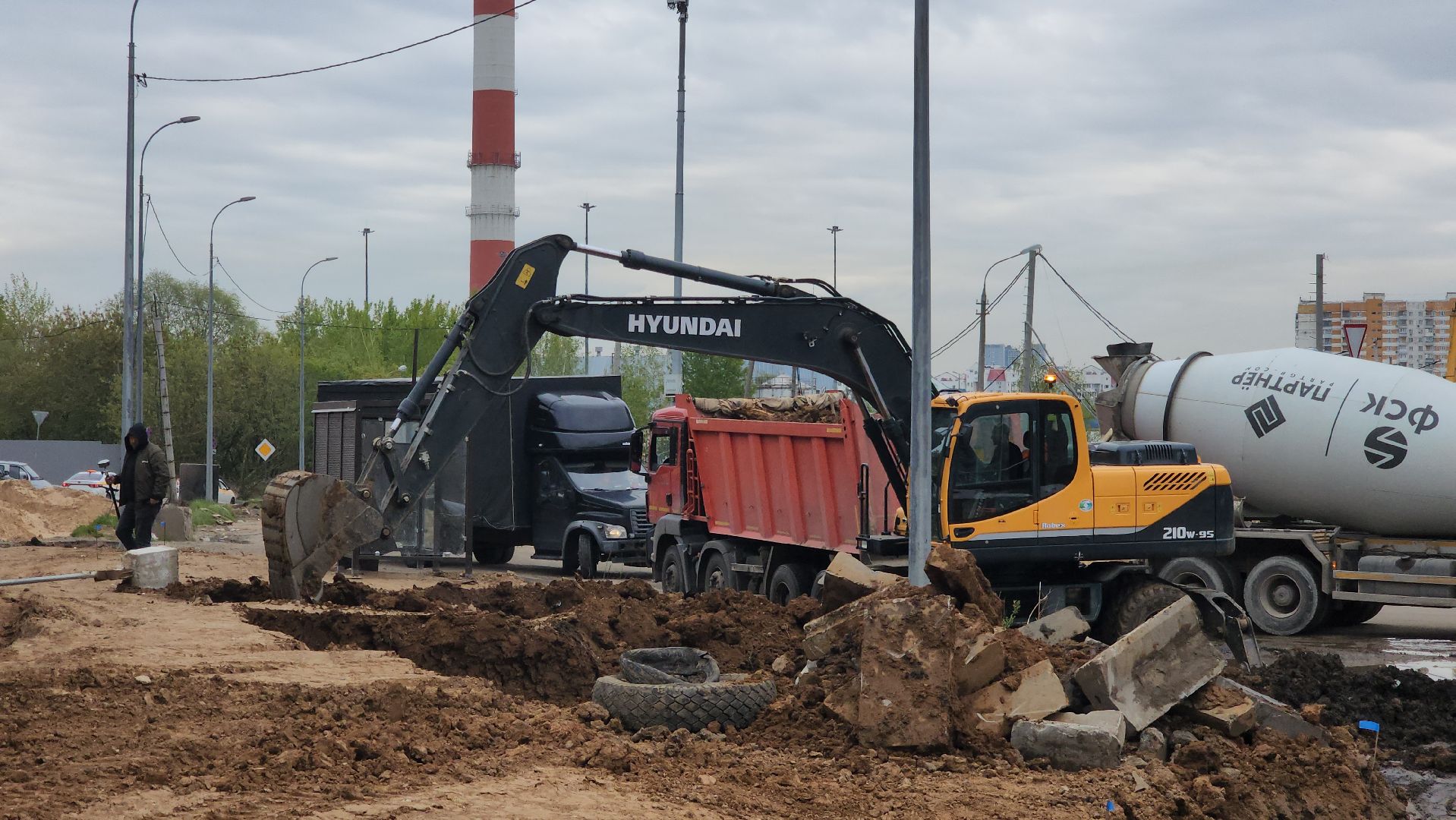 красногорск, дороги, парковка, областная детская больница,