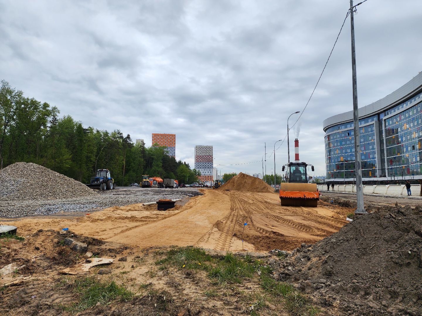 красногорск, дороги, парковка, областная детская больница,