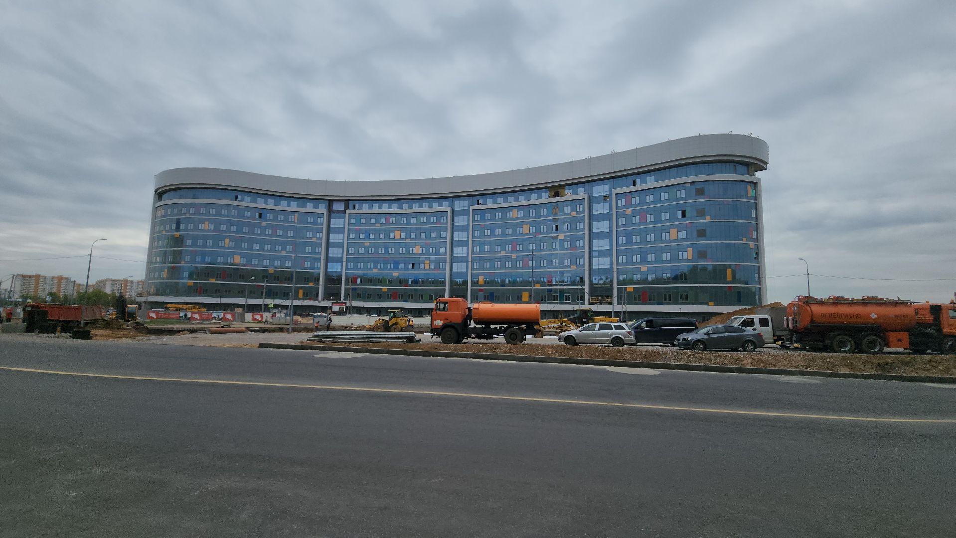 красногорск, дороги, парковка, областная детская больница,