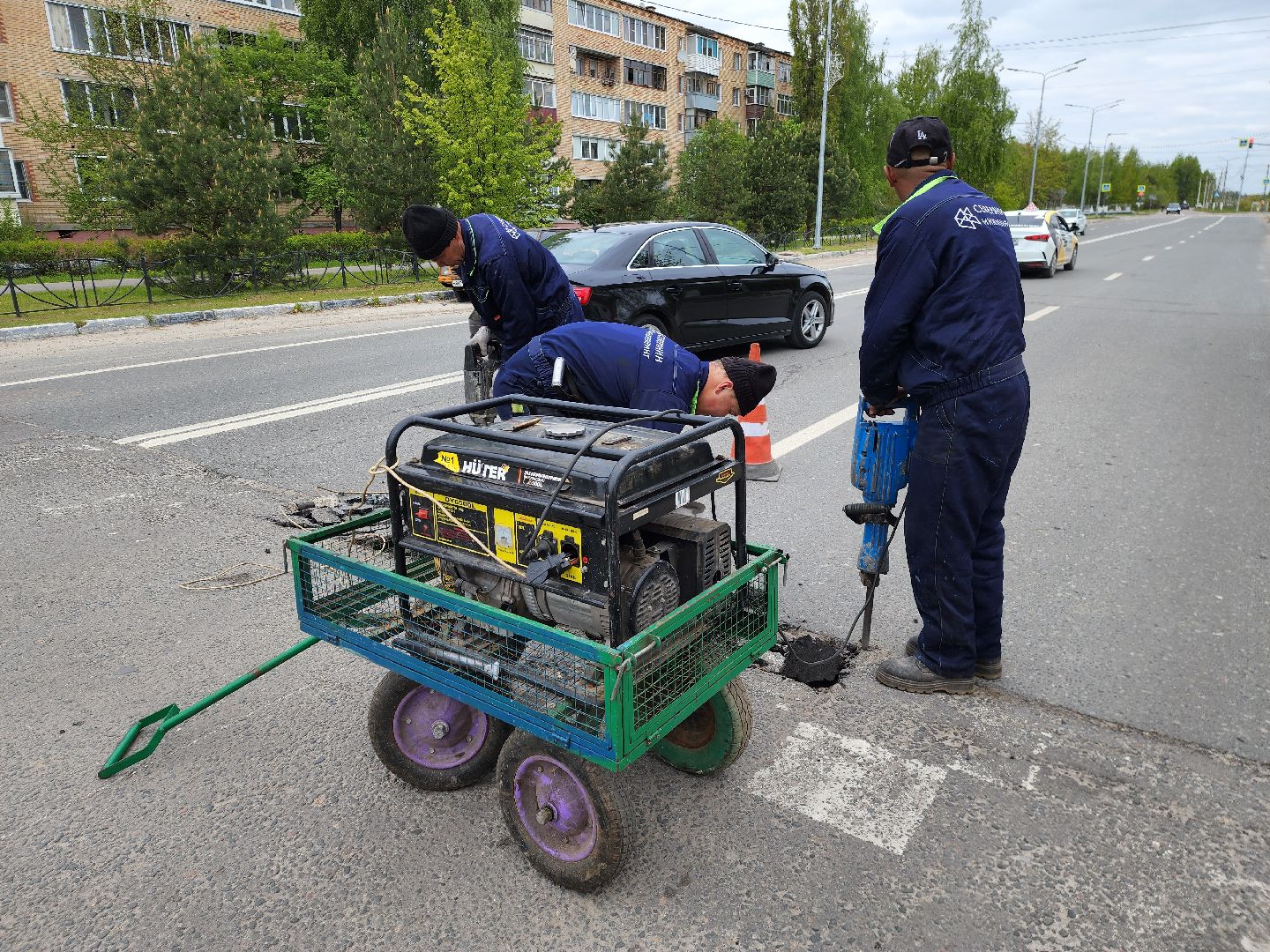 жкх и благоустройство, дороги подмосковья, ремонт дорог, национальный проект безопасные качественные дорог, шатура,
