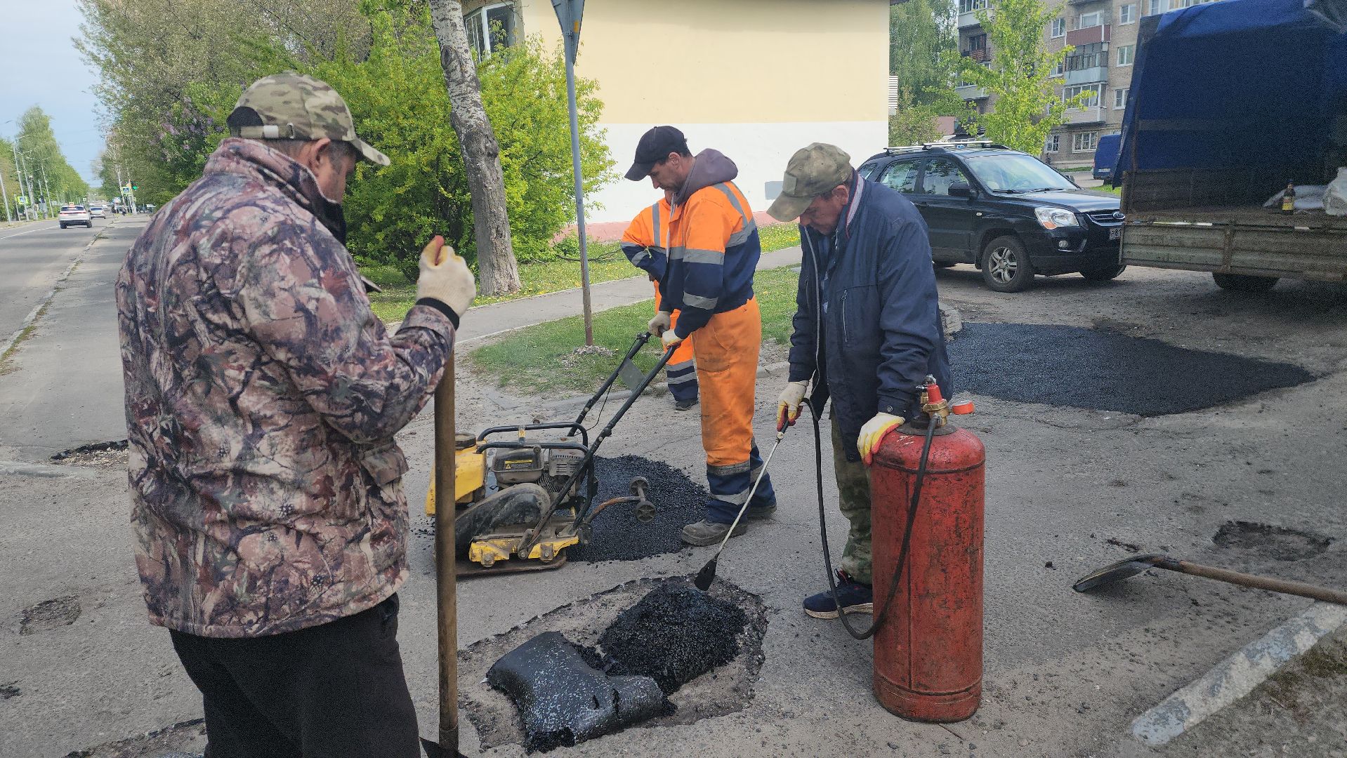 жкх и благоустройство, дороги подмосковья, ремонт дорог, национальный проект безопасные качественные дорог, шатура,