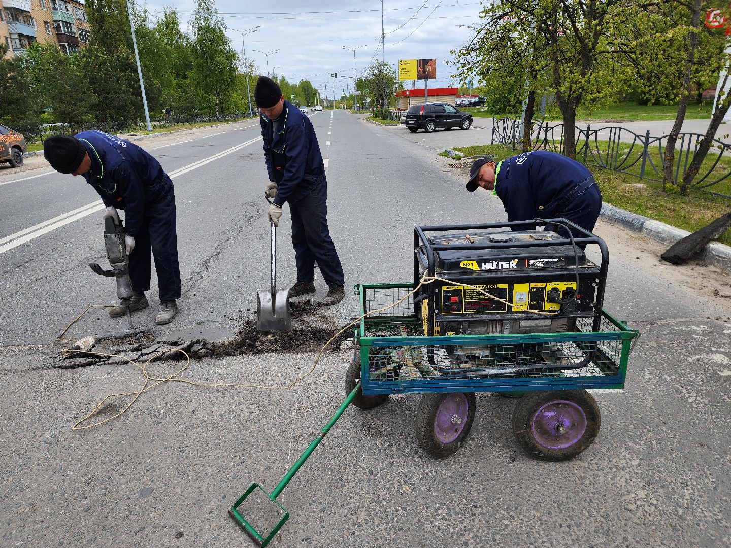 жкх и благоустройство, дороги подмосковья, ремонт дорог, национальный проект безопасные качественные дорог, шатура,