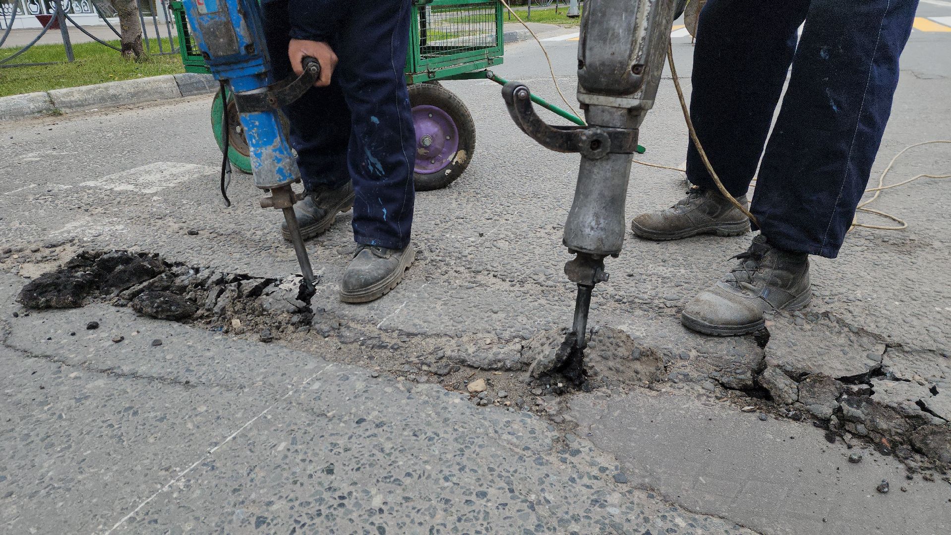 жкх и благоустройство, дороги подмосковья, ремонт дорог, национальный проект безопасные качественные дорог, шатура,