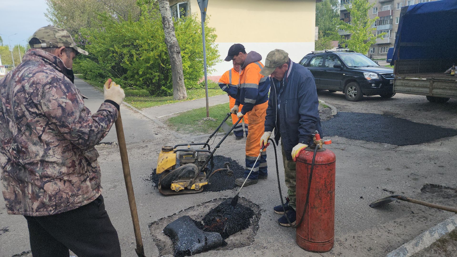 жкх и благоустройство, дороги подмосковья, ремонт дорог, национальный проект безопасные качественные дорог, шатура,