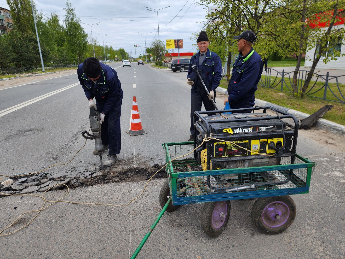 жкх и благоустройство, дороги подмосковья, ремонт дорог, национальный проект безопасные качественные дорог, шатура,