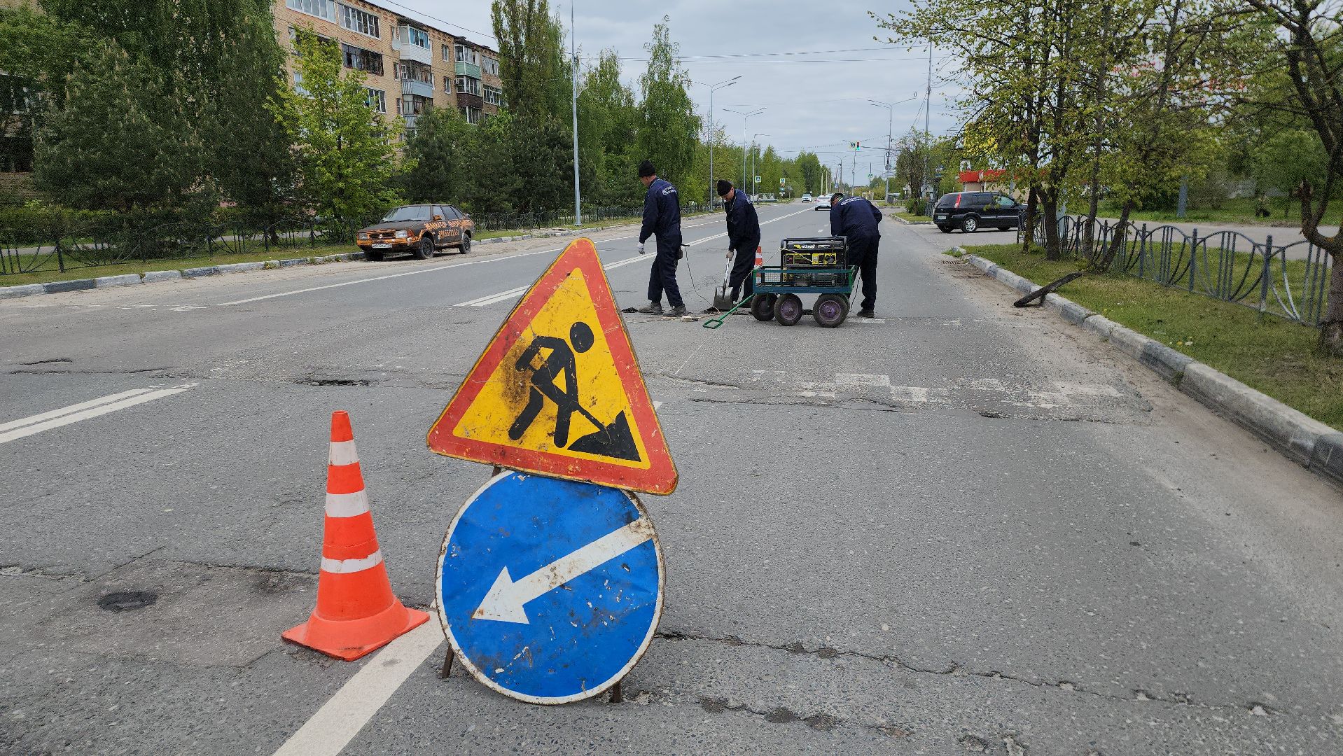 жкх и благоустройство, дороги подмосковья, ремонт дорог, национальный проект безопасные качественные дорог, шатура,