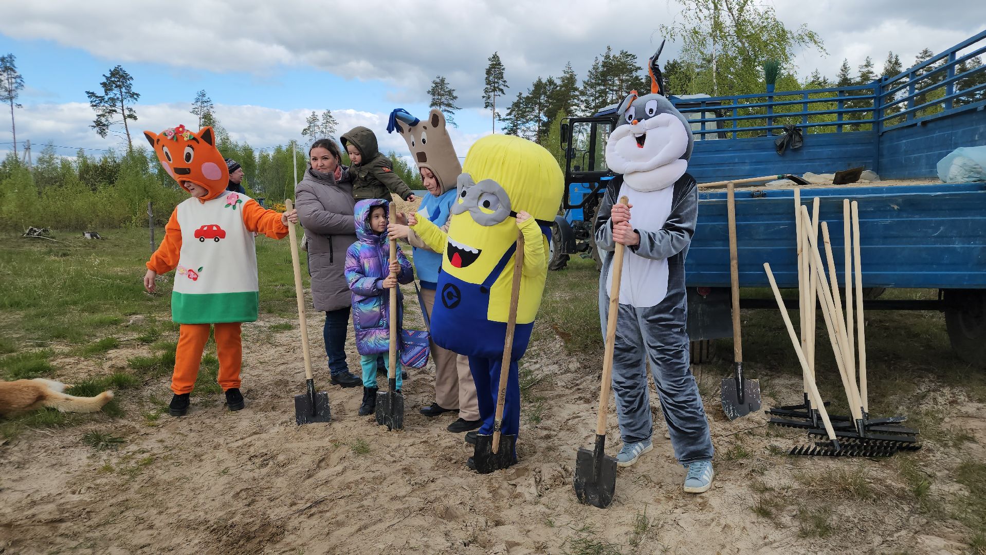 субботник, многодетные семьи, семьи участников сво, Лосино-Петровский,