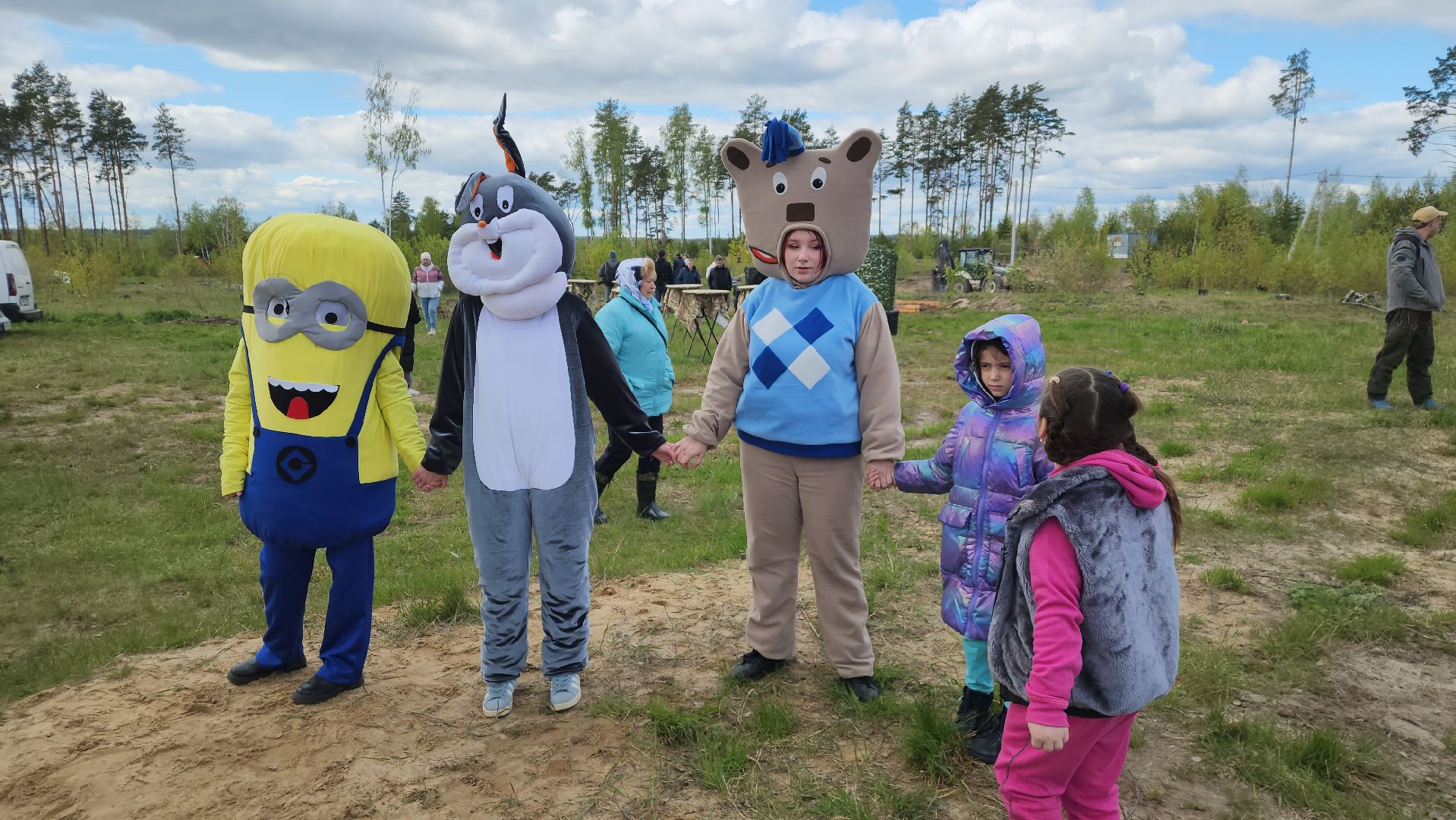 субботник, многодетные семьи, семьи участников сво, Лосино-Петровский,