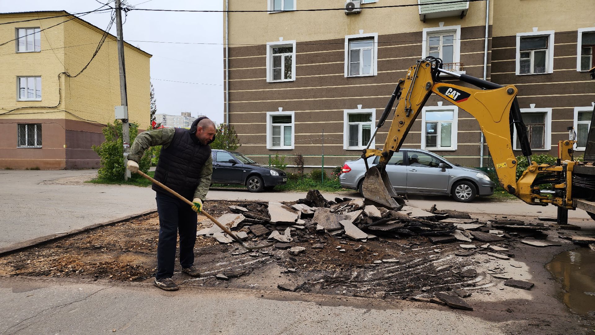 ямочный ремонт, Лосино-Петровский, дороги,
