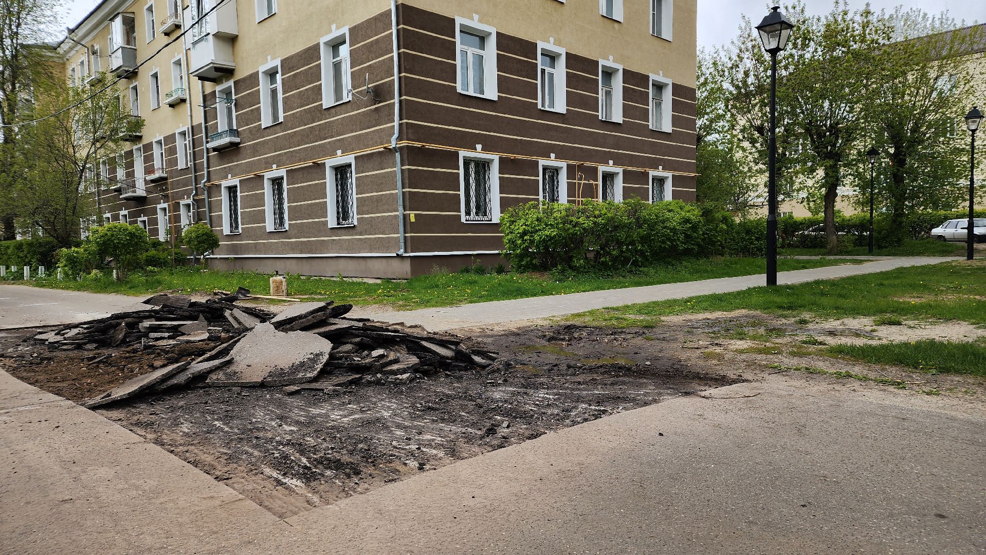 ямочный ремонт, Лосино-Петровский, дороги,