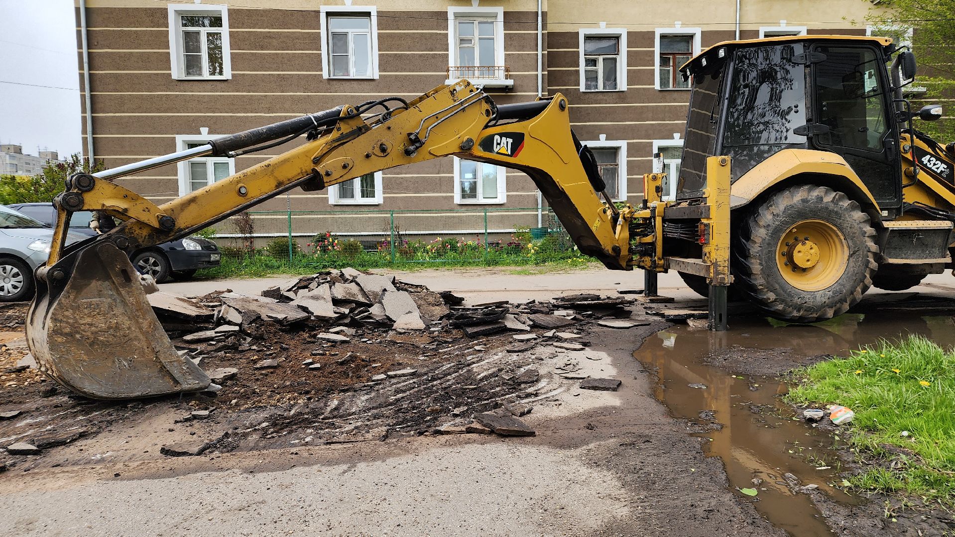 ямочный ремонт, Лосино-Петровский, дороги,