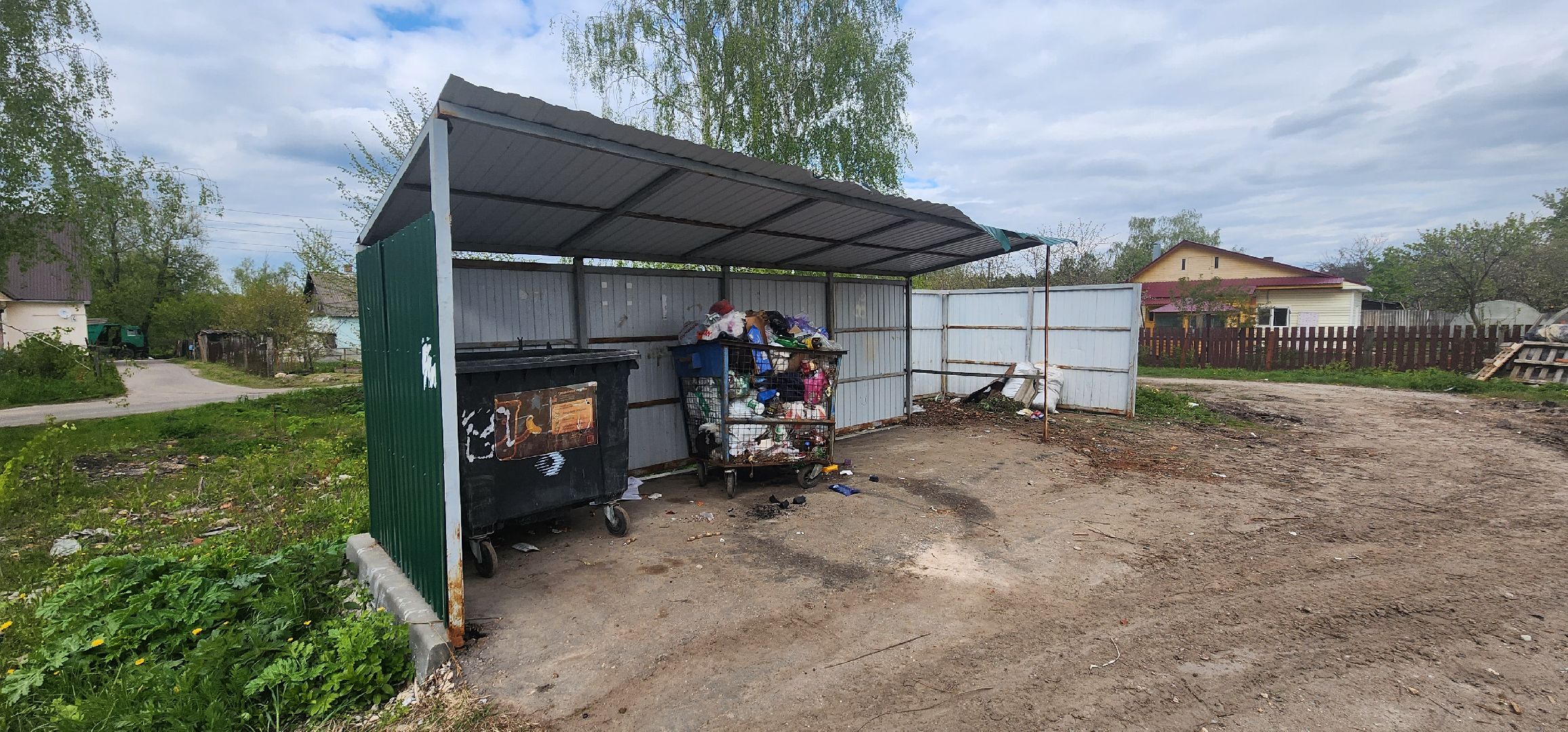 Коломна, Озеры, контейнерная площадка, раздельный сбор отходов,