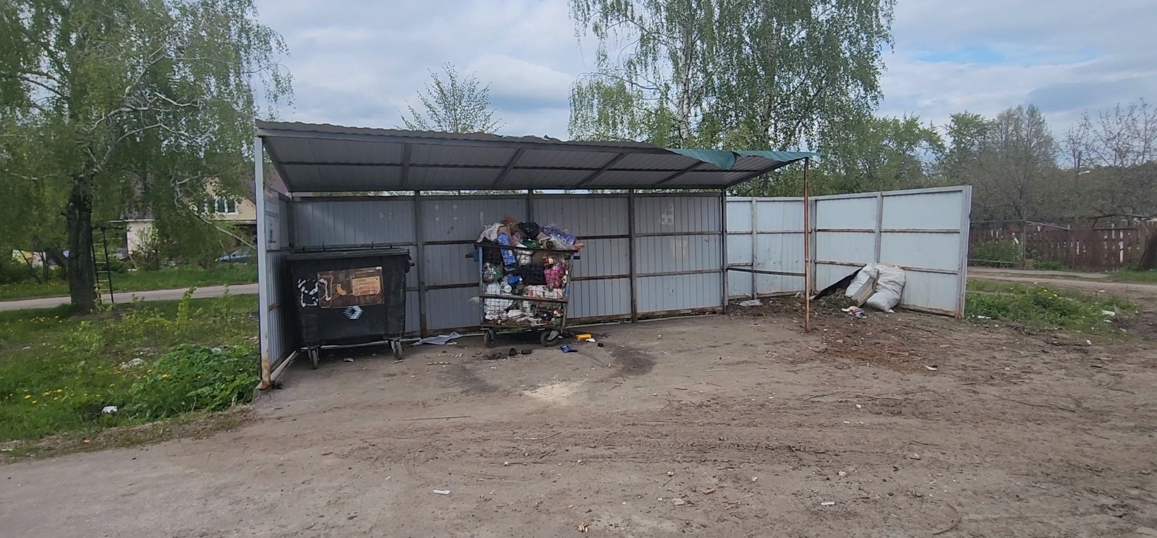 Коломна, Озеры, контейнерная площадка, раздельный сбор отходов,