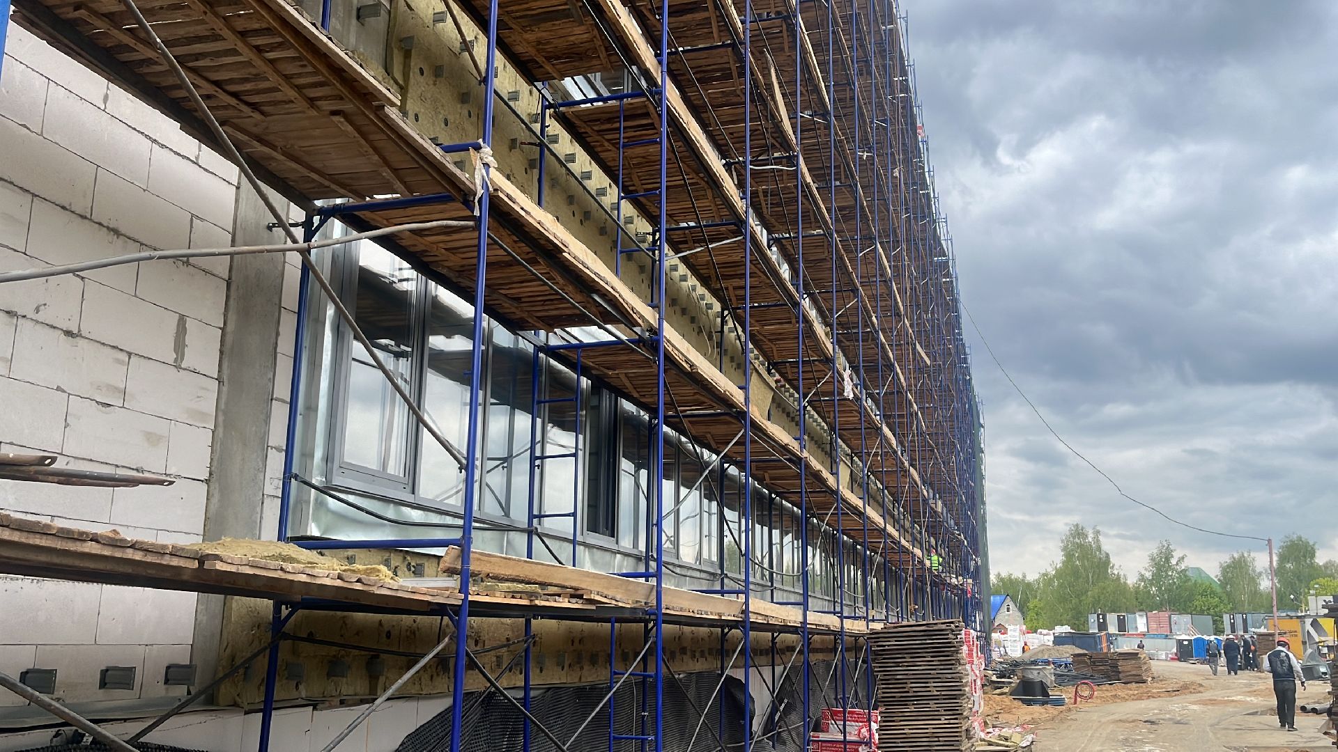 стройка, строителтство, школа, школа 1500 мест, строительство школы,