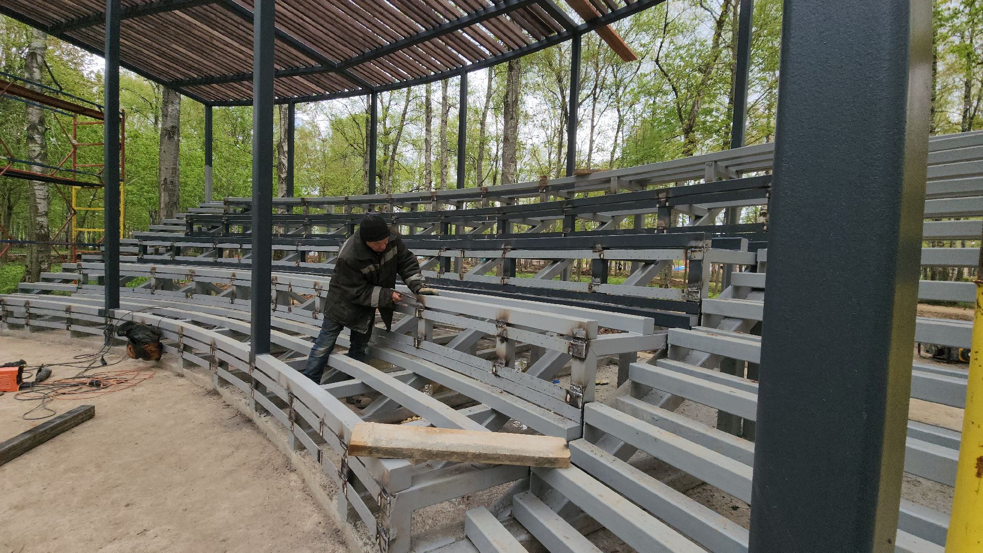 реконструкция парка, Лобня, благоустройство,