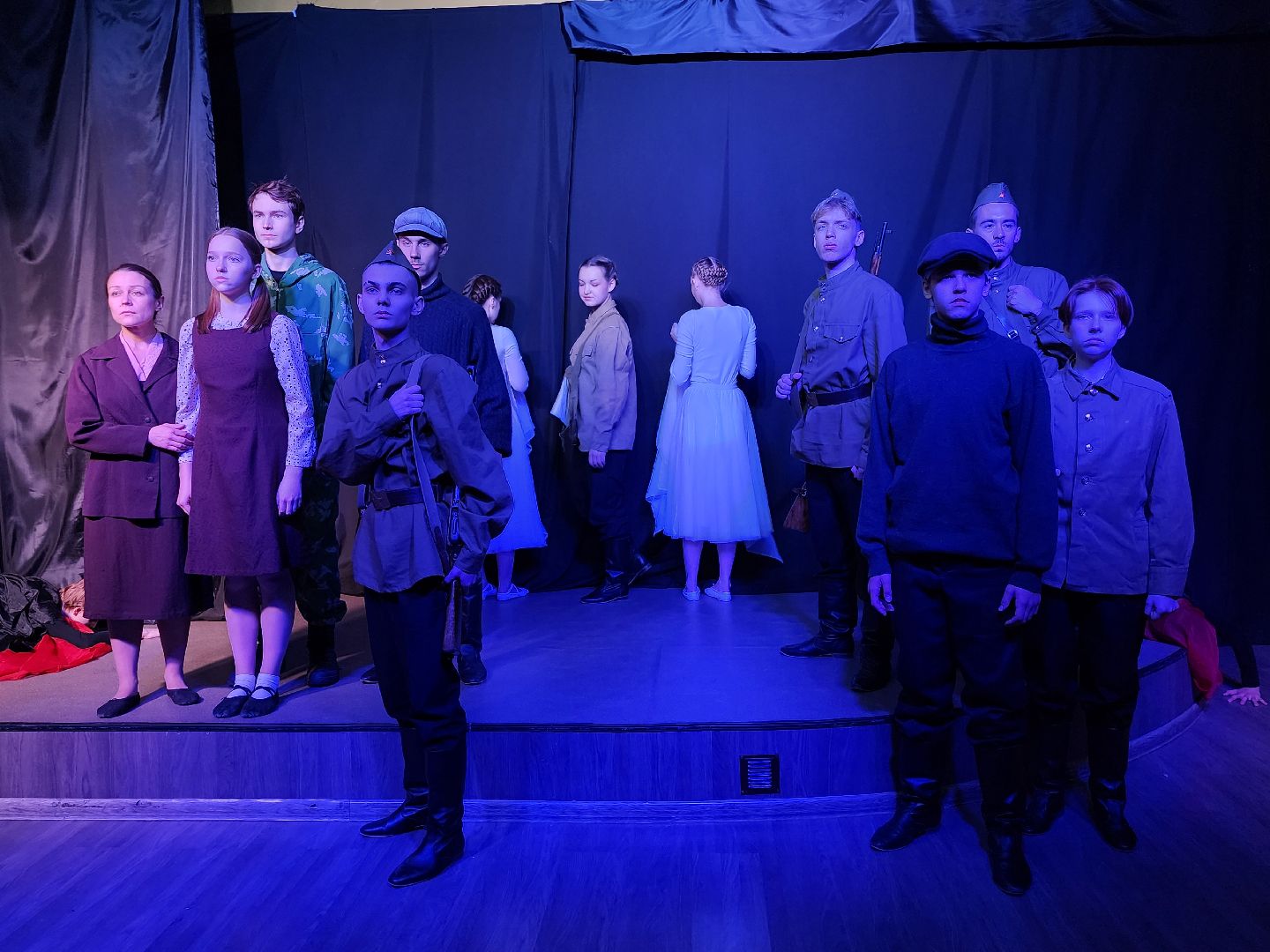 литературно-пластический спектакль, Великая Отечественная война, молодежный социальный театр, Ногинск, Богородский городской округ,